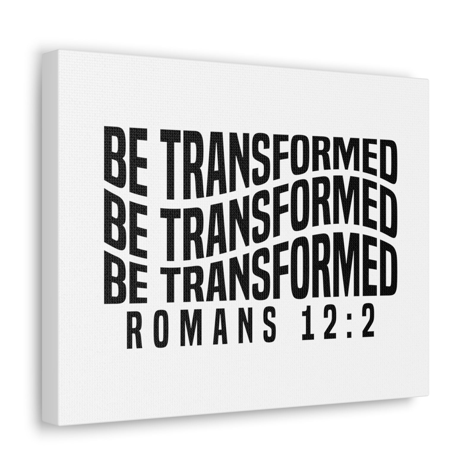 Scripture Walls Romans 12:2 Be Transformed Bible Verse Canvas Christian Wall Art Ready to Hang Unframed-Express Your Love Gifts
