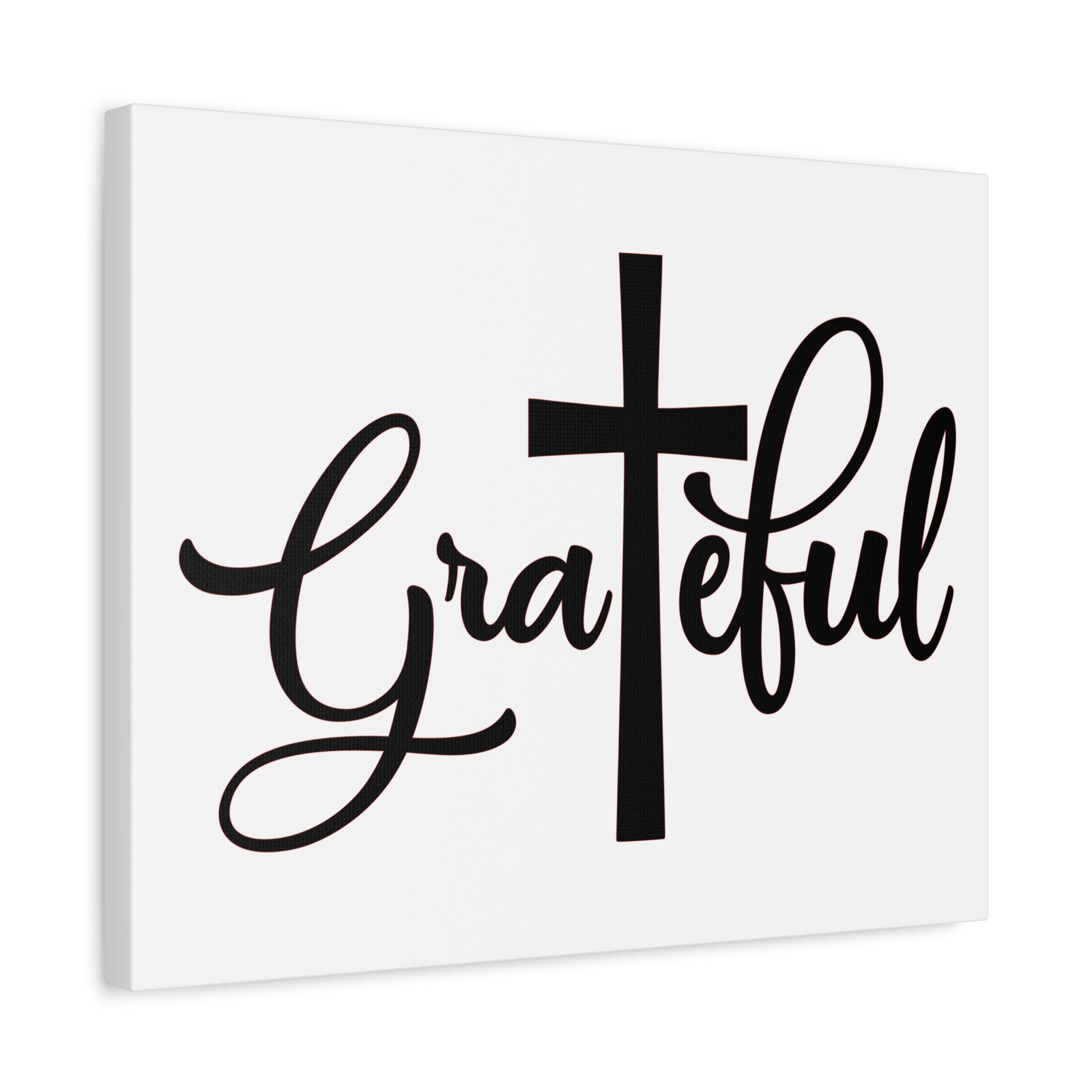 Scripture Canvas Grateful Psalm 118:1 Christian Wall Art Print Ready to Hang-Express Your Love Gifts