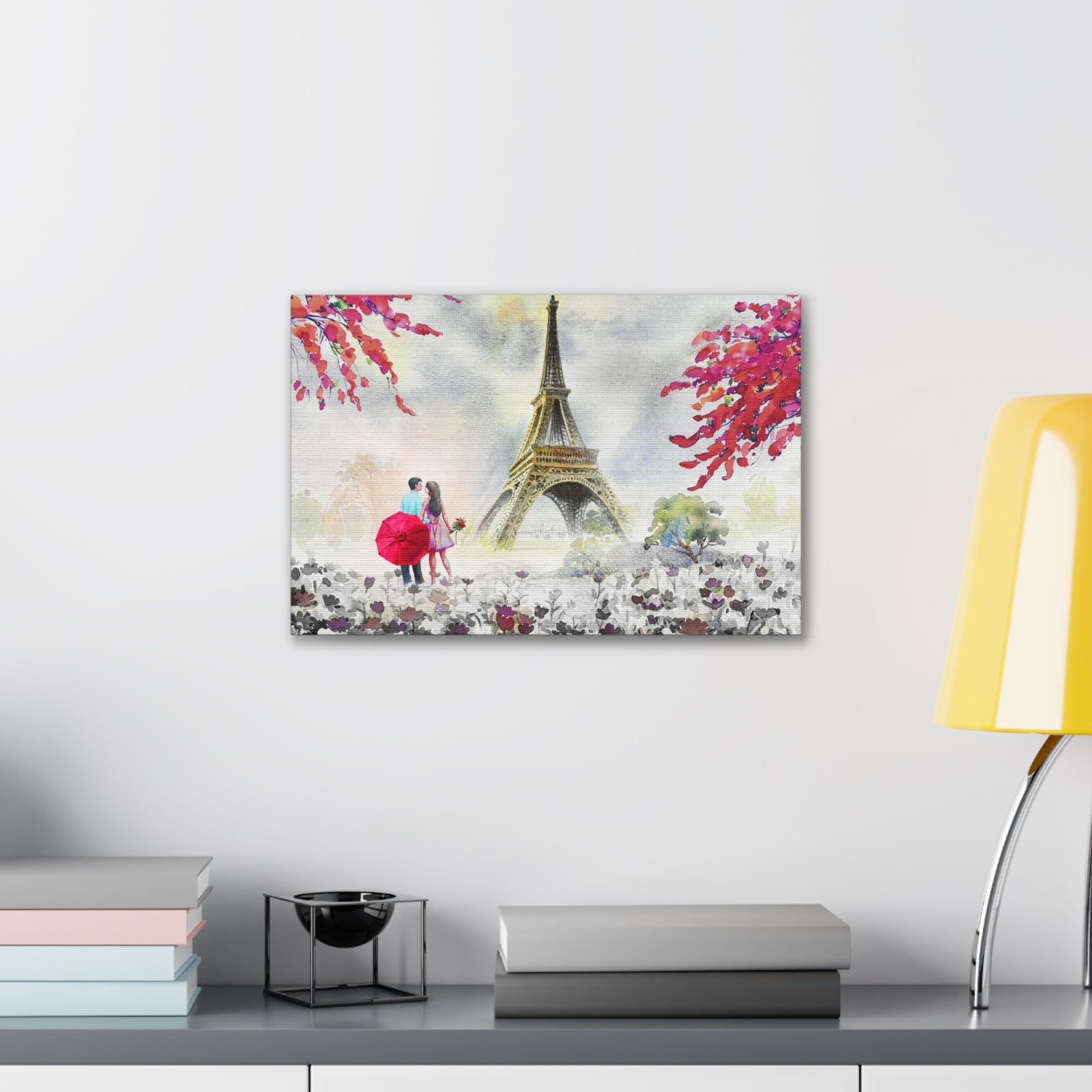 Paris European City Landscape France Canvas Artwork High-Quality Breathtaking French City for Home Decor Ready to Hang-Express Your Love Gifts