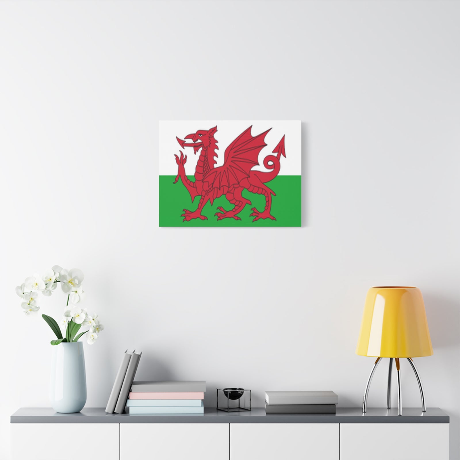 Wales Country Flag Canvas Vibrant Wall Art Unframed Home Decor-Express Your Love Gifts