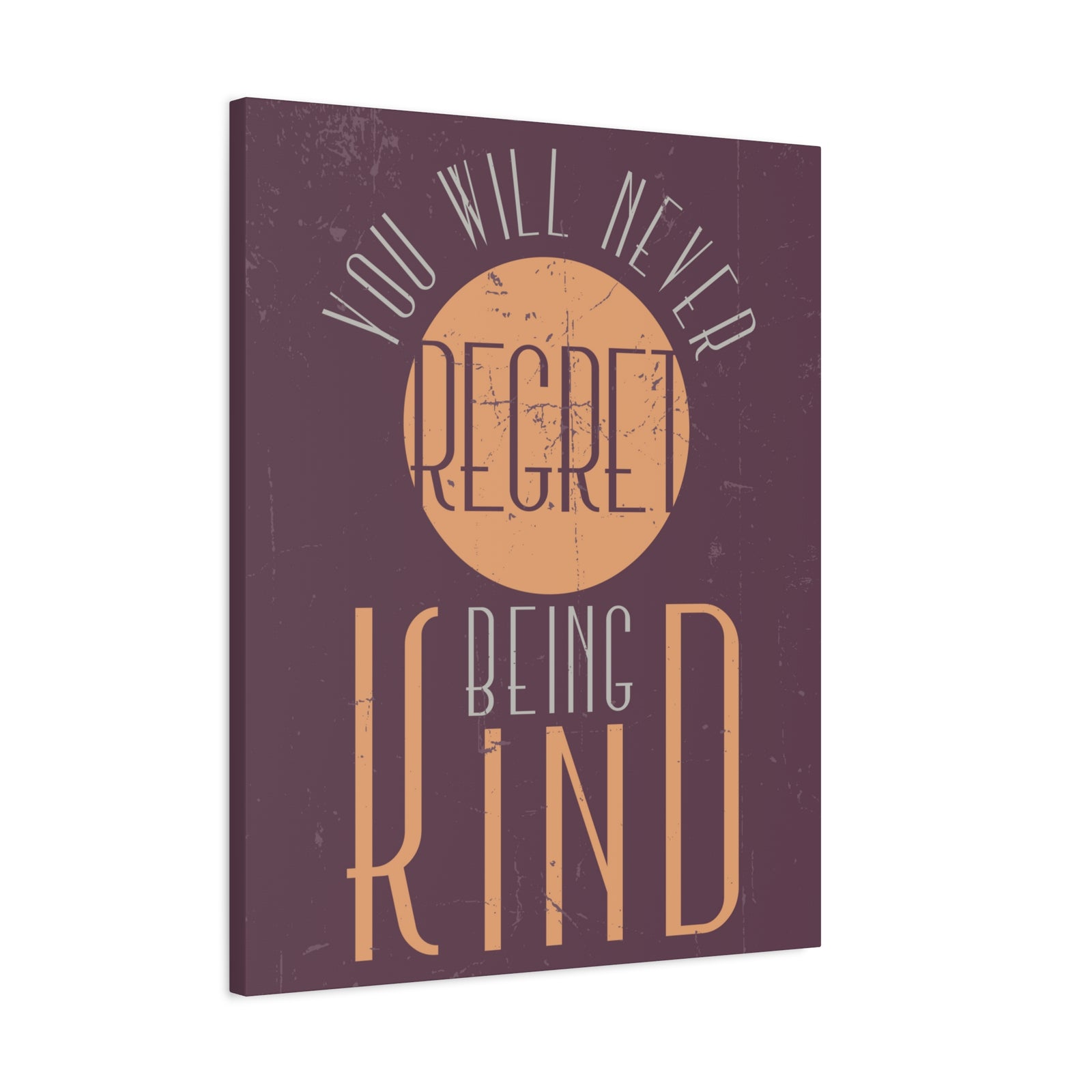 Inspirational Quote Canvas Being Kind Wall Art Motivational Motto Inspiring Prints Artwork Decor Ready to Hang-Express Your Love Gifts