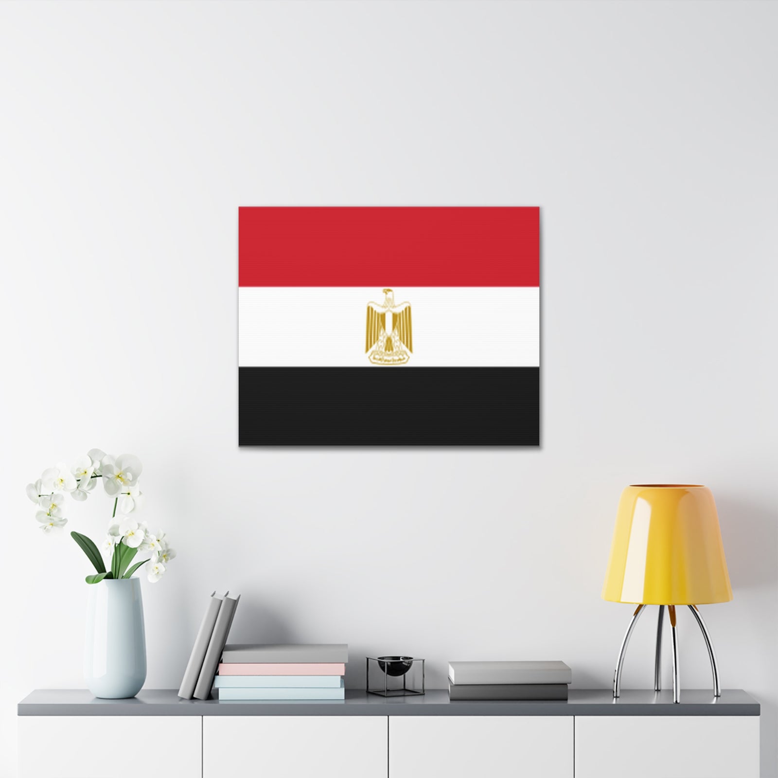 Egypt Country Flag Canvas Vibrant Wall Art Unframed Home Decor-Express Your Love Gifts