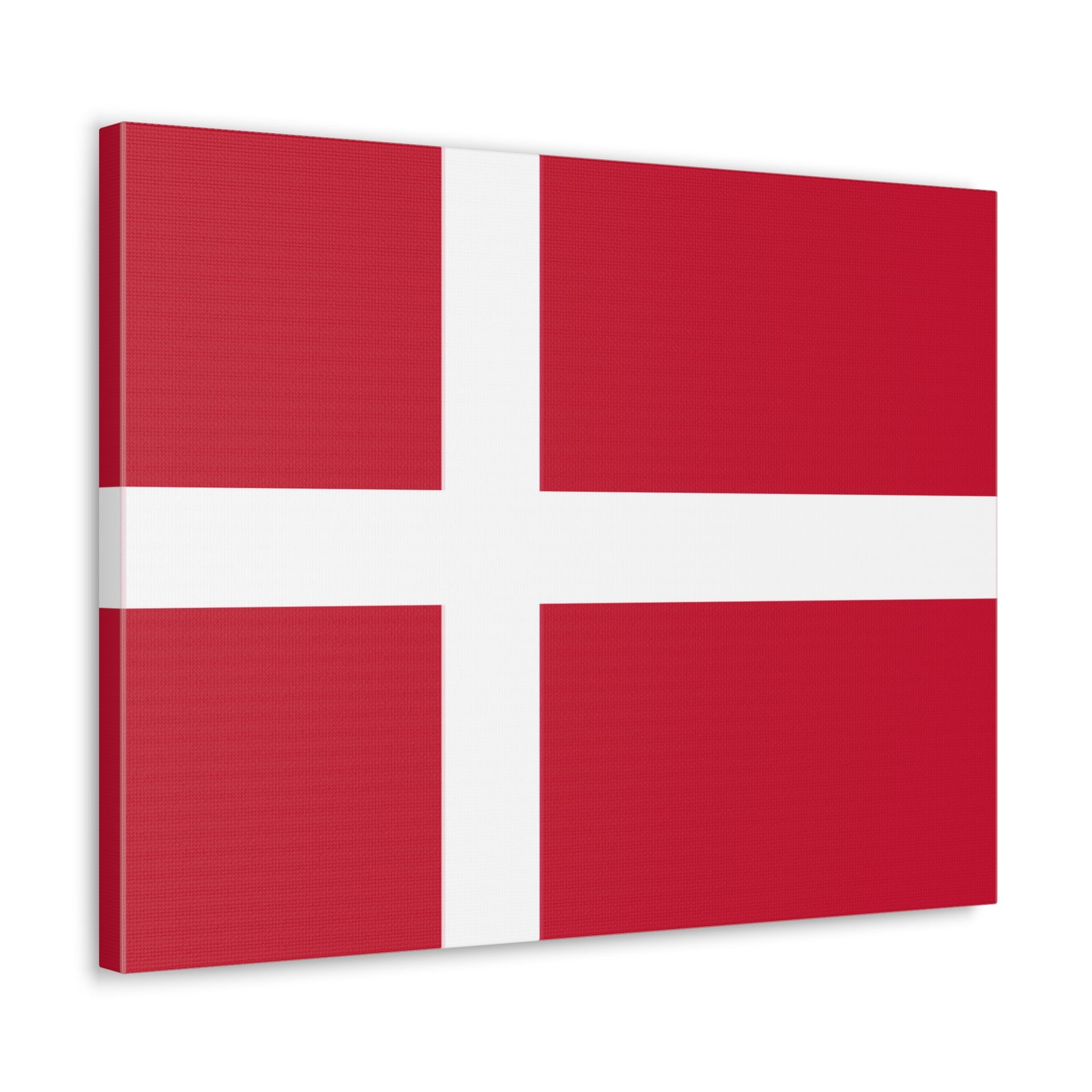 Denmark Country Flag Canvas Vibrant Wall Art Unframed Home Decor-Express Your Love Gifts