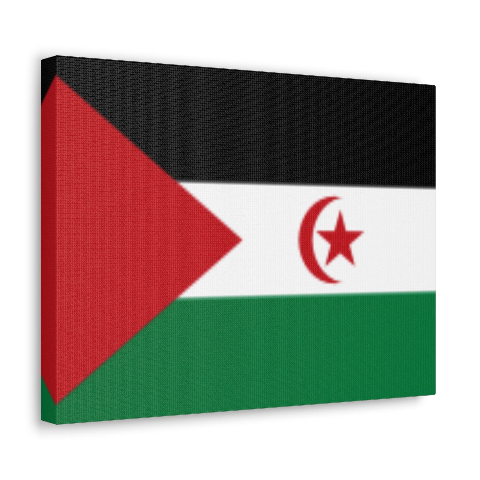 Western Sahara Country Flag Canvas Vibrant Wall Art Unframed Home Decor-Express Your Love Gifts