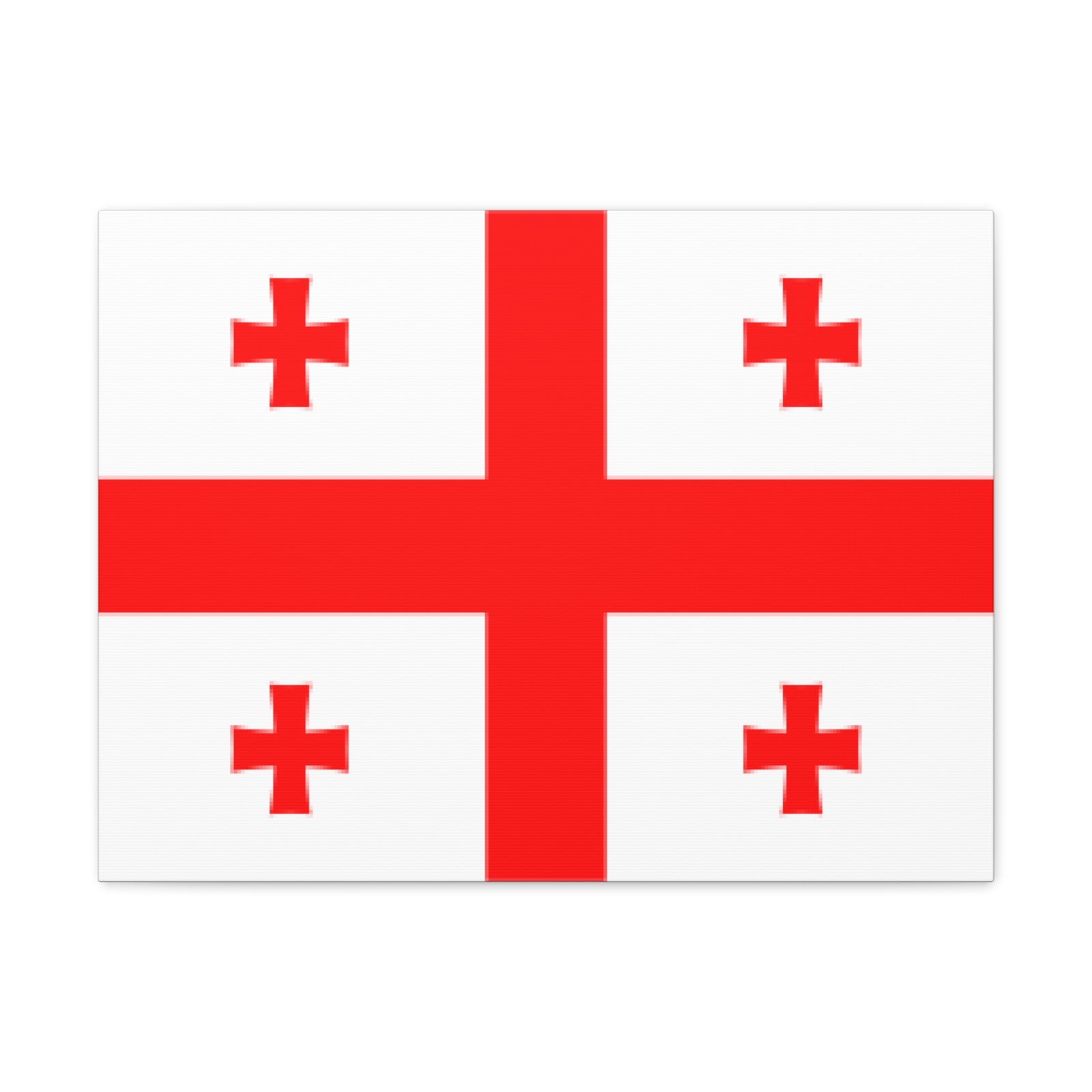 Georgia Country Flag Canvas Vibrant Wall Art Unframed Home Decor-Express Your Love Gifts