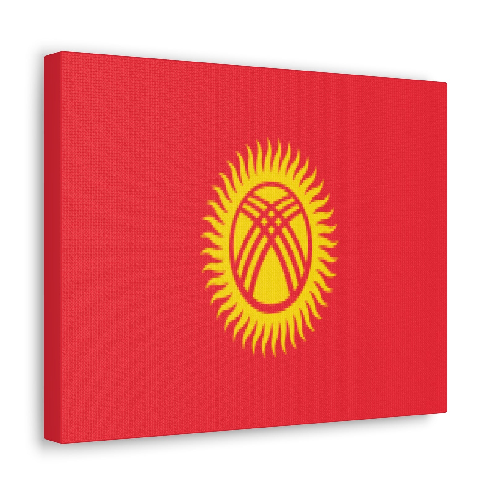 Kyrgyzstan Country Flag Canvas Vibrant Wall Art Unframed Home Decor-Express Your Love Gifts