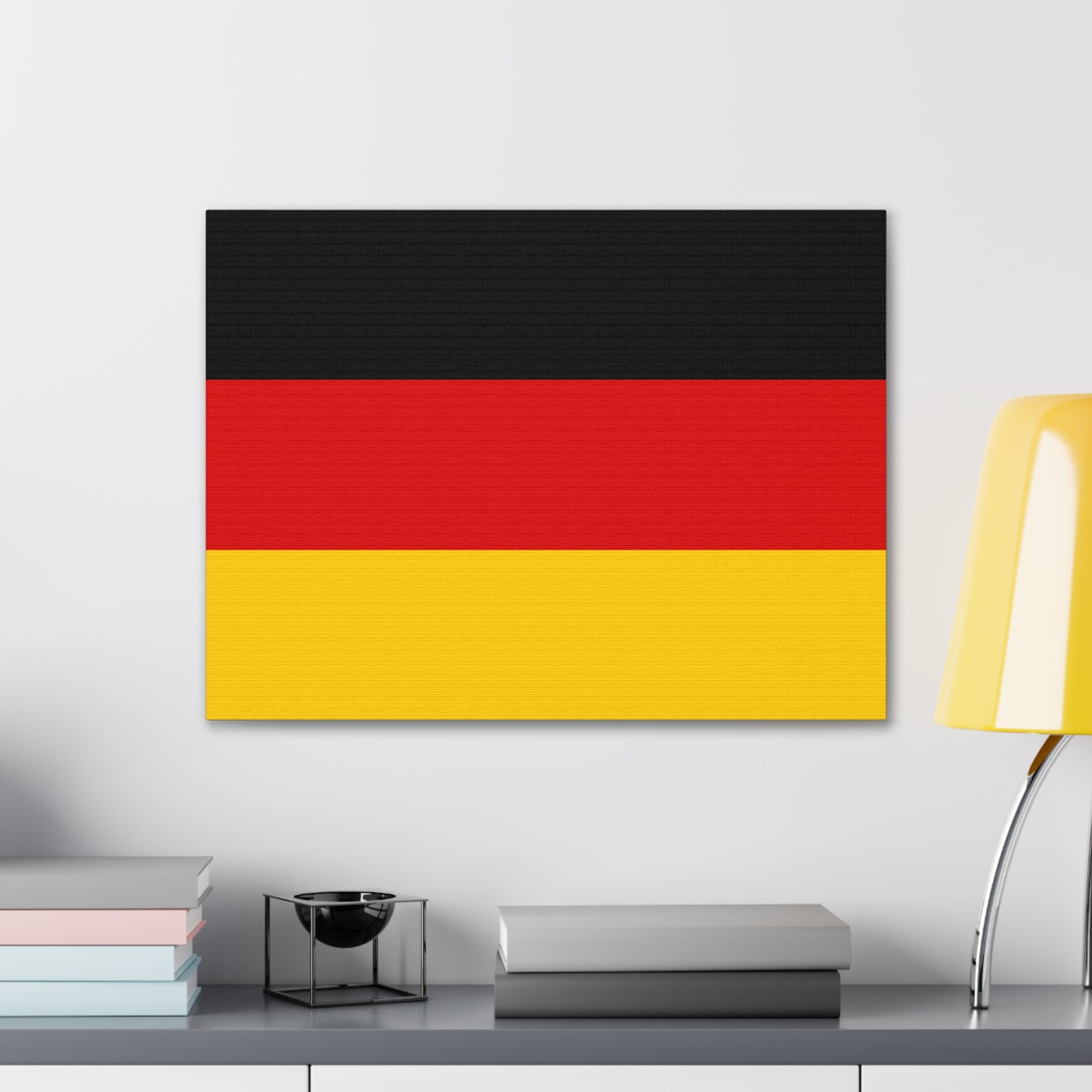 Germany Country Flag Canvas Vibrant Wall Art Unframed Home Decor-Express Your Love Gifts