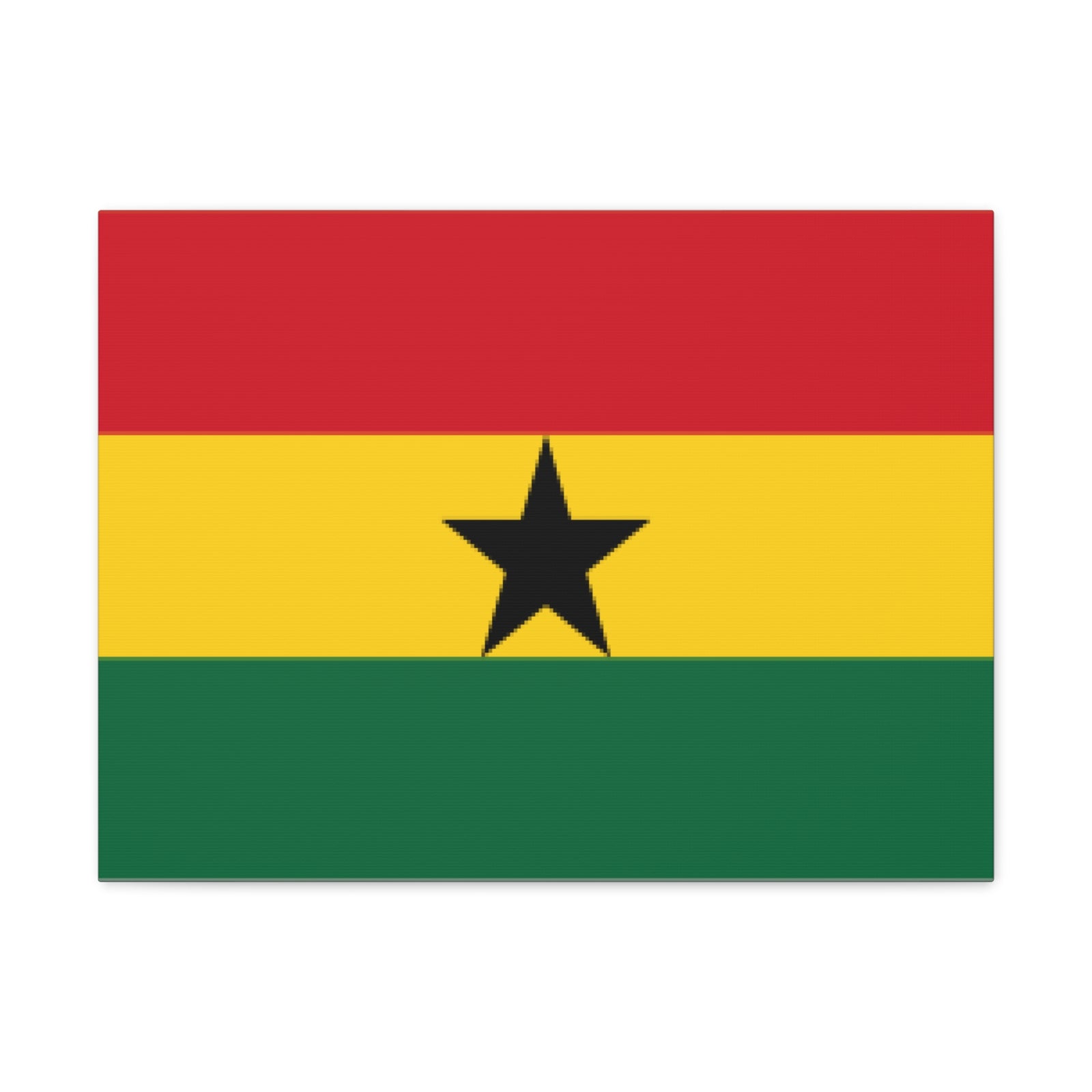 Ghana Country Flag Canvas Vibrant Wall Art Unframed Home Decor-Express Your Love Gifts