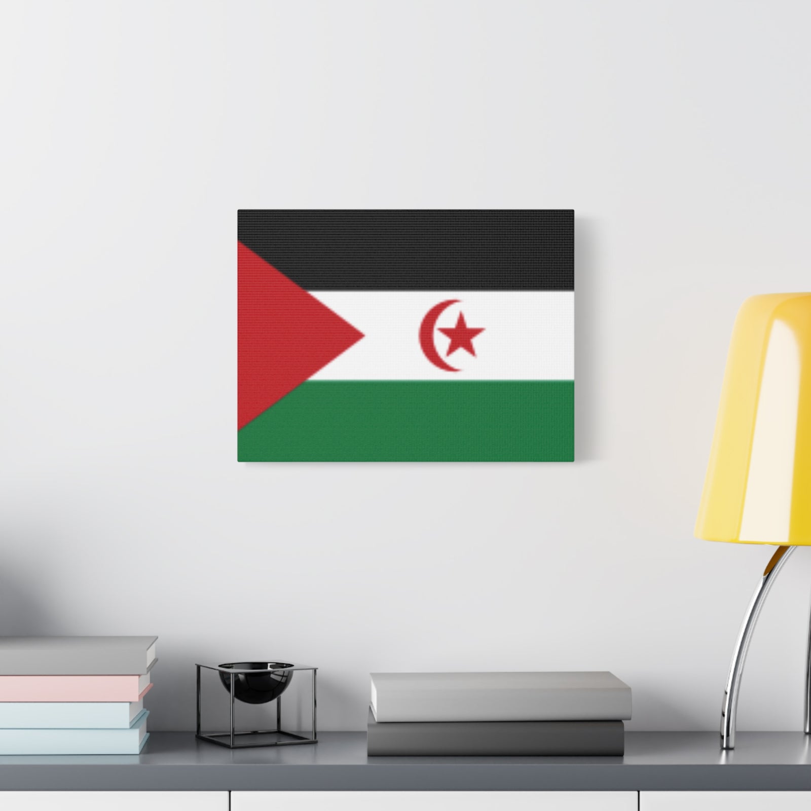 Western Sahara Country Flag Canvas Vibrant Wall Art Unframed Home Decor-Express Your Love Gifts