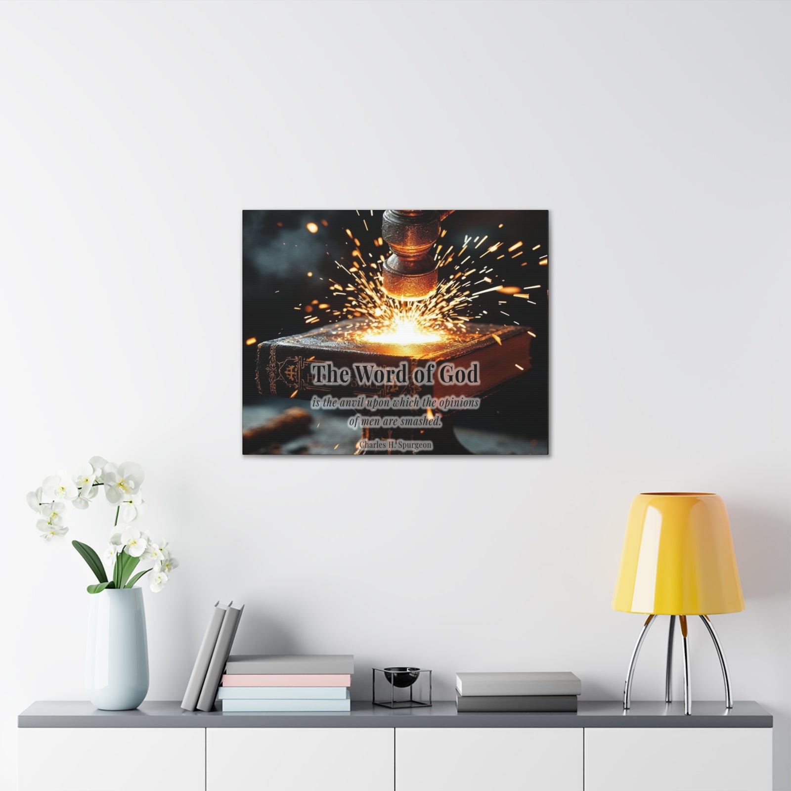 Scripture Walls The Word of God by Charles H. Spurgeon Bible Verse Canvas Christian Wall Art Ready to Hang Unframed-Express Your Love Gifts