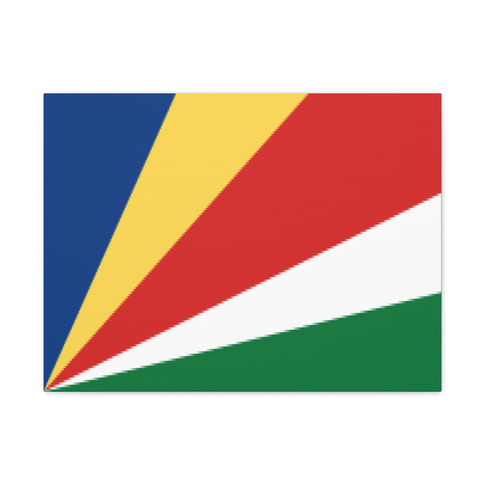 Seychelles Country Flag Canvas Vibrant Wall Art Unframed Home Decor-Express Your Love Gifts