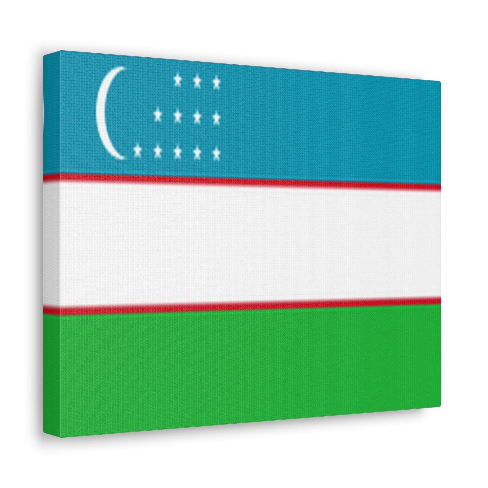 Uzbekistan Country Flag Canvas Vibrant Wall Art Unframed Home Decor-Express Your Love Gifts