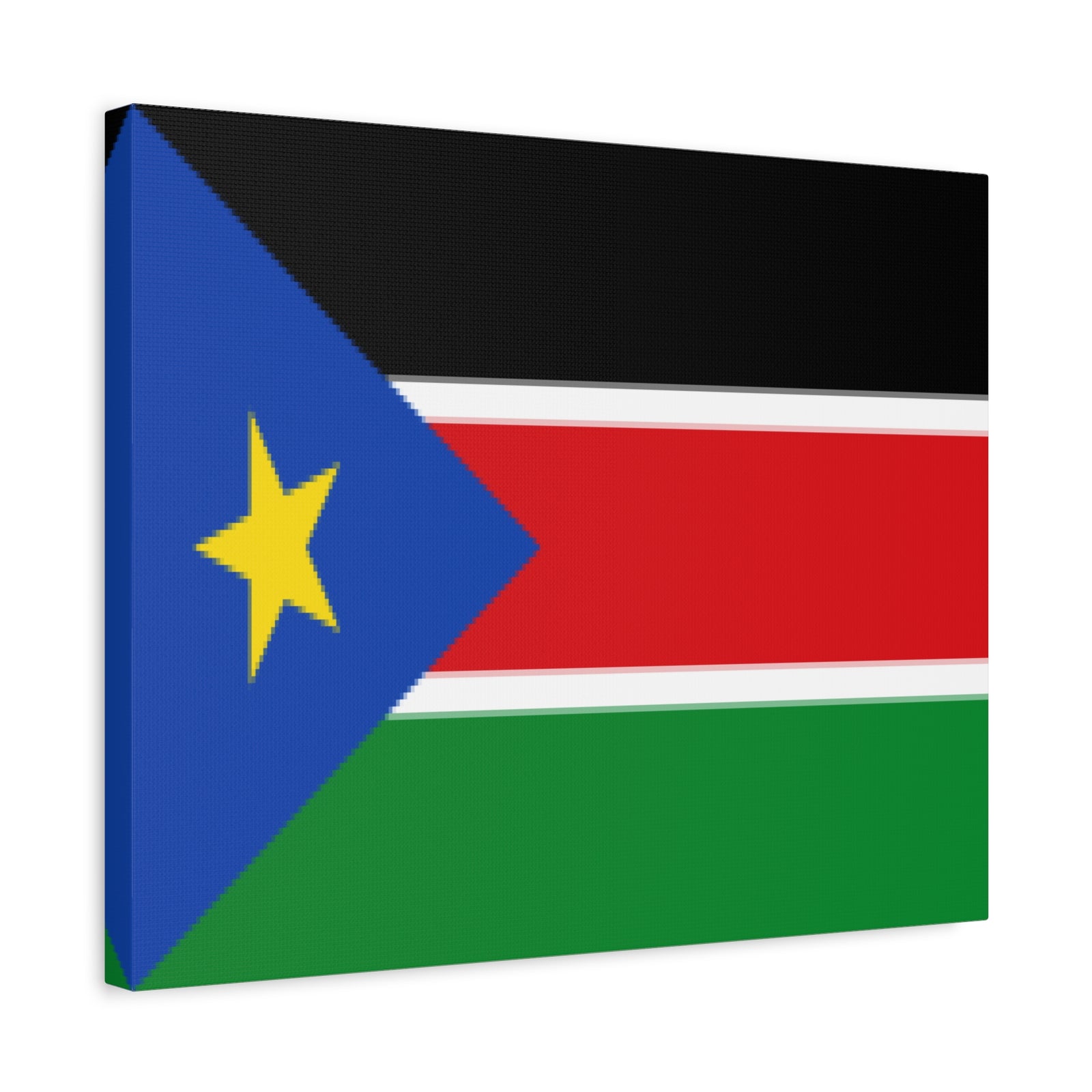 South Sudan Country Flag Canvas Vibrant Wall Art Unframed Home Decor-Express Your Love Gifts