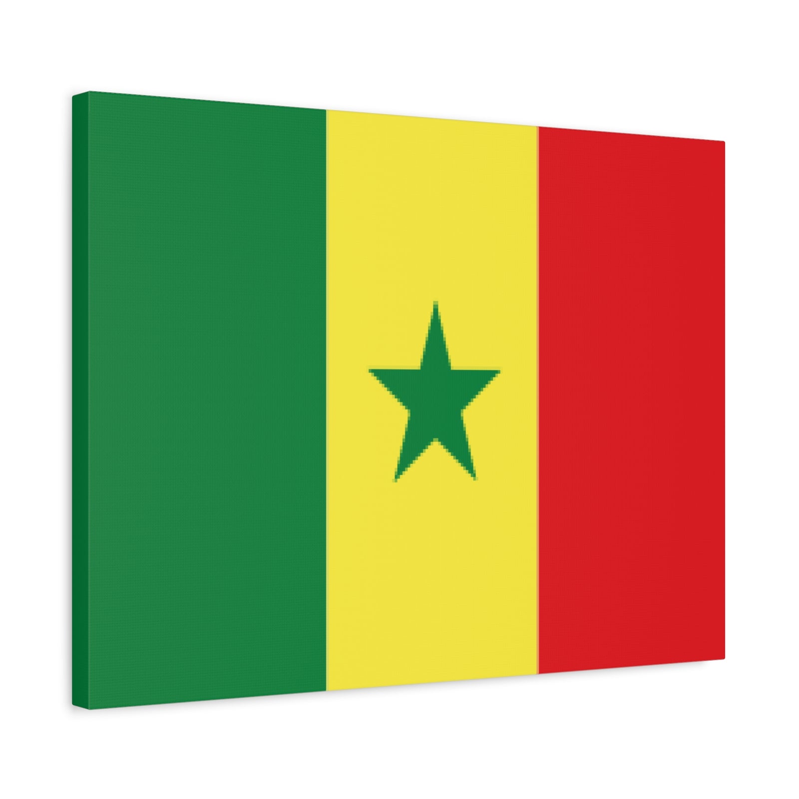 Senegal Country Flag Canvas Vibrant Wall Art Unframed Home Decor-Express Your Love Gifts