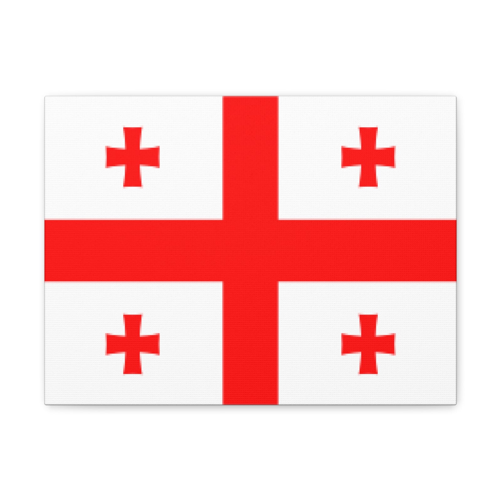 Georgia Country Flag Canvas Vibrant Wall Art Unframed Home Decor-Express Your Love Gifts