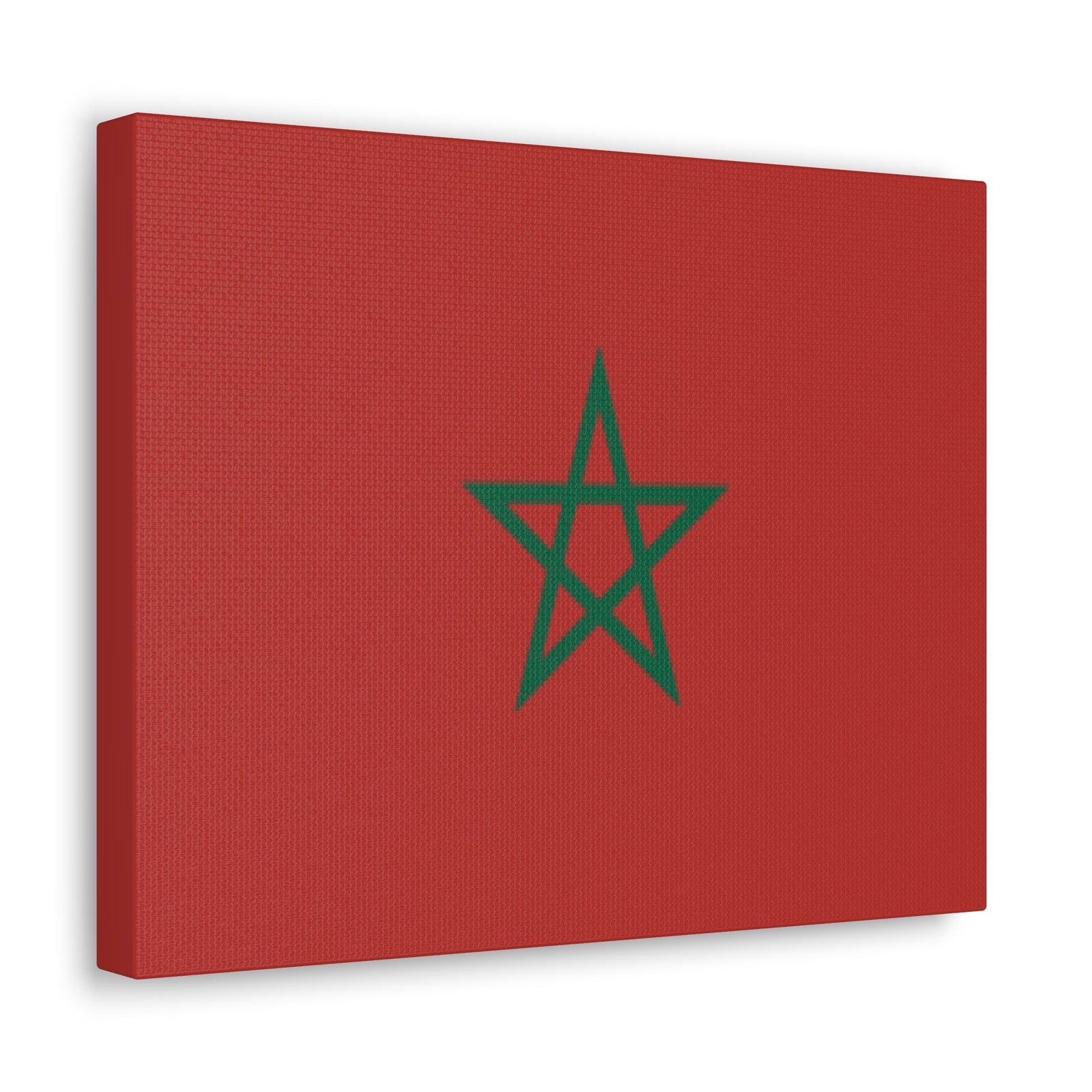 Morocco Country Flag Canvas Vibrant Wall Art Unframed Home Decor-Express Your Love Gifts