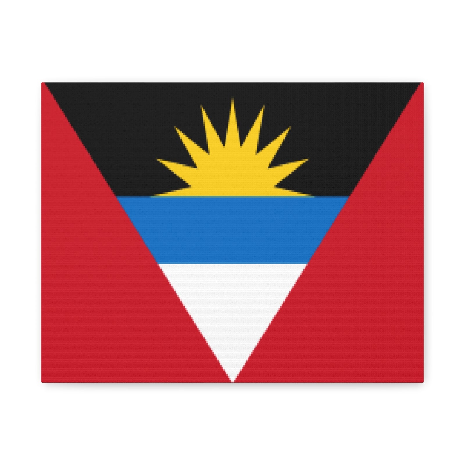 Antigua and Barbuda Country Flag Canvas Vibrant Wall Art Unframed Home Decor-Express Your Love Gifts