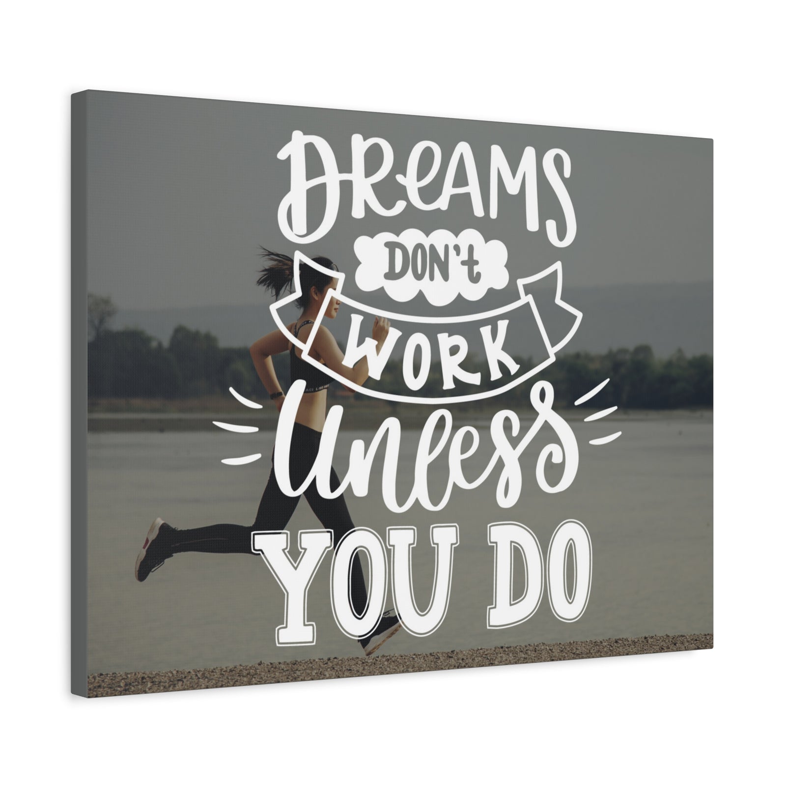 Inspirational Quote Canvas Dreams Wall Art Motivational Motto Inspiring Prints Artwork Decor Ready to Hang-Express Your Love Gifts