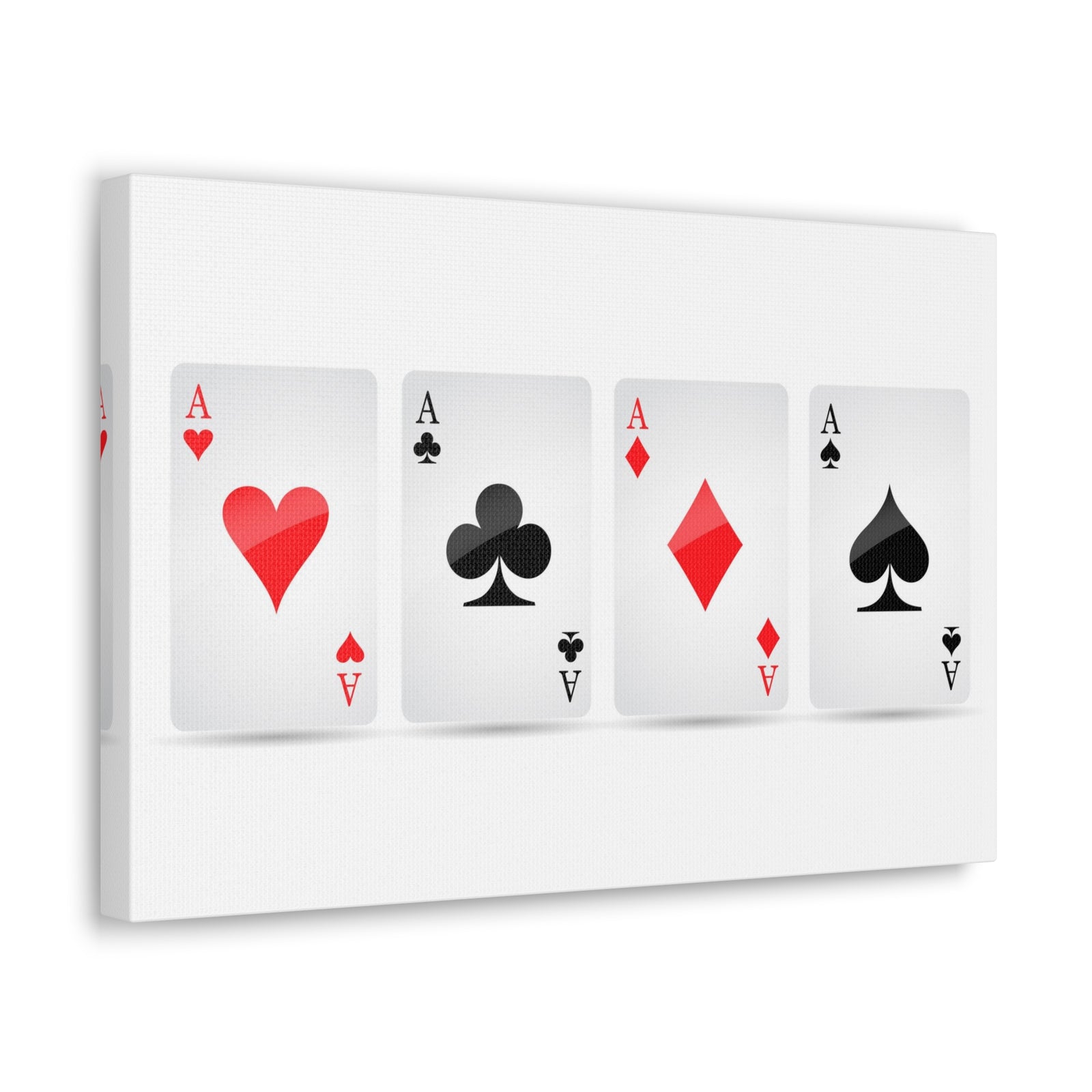 Ace Card Suit Playing Card Canvas Wall Art for Home Decor Ready-to-Hang-Express Your Love Gifts