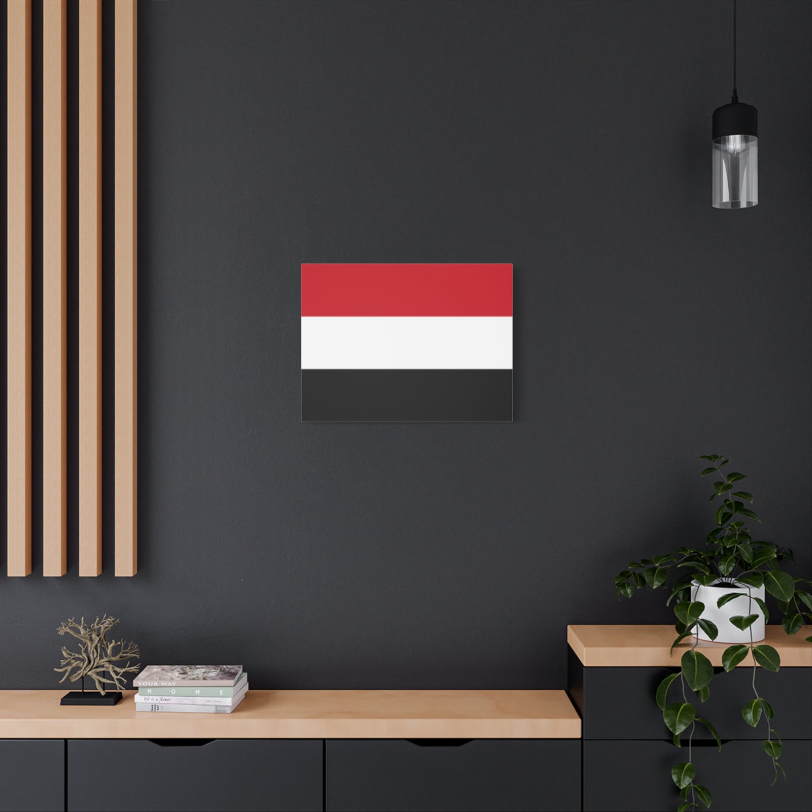 Yemen Country Flag Canvas Vibrant Wall Art Unframed Home Decor-Express Your Love Gifts