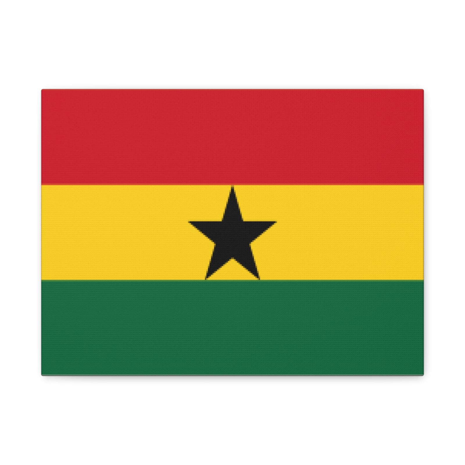 Ghana Country Flag Canvas Vibrant Wall Art Unframed Home Decor-Express Your Love Gifts