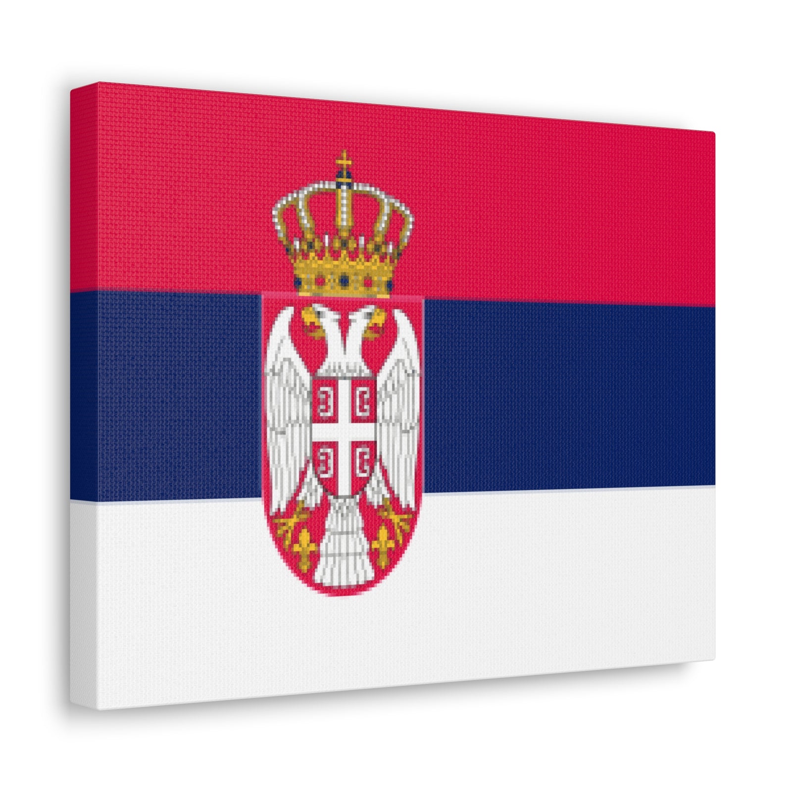 Serbia Country Flag Canvas Vibrant Wall Art Unframed Home Decor-Express Your Love Gifts