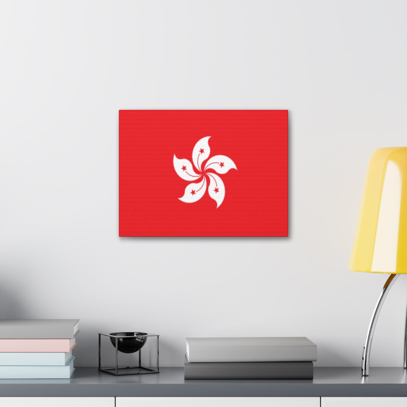Hongkong Country Flag Canvas Vibrant Wall Art Unframed Home Decor-Express Your Love Gifts