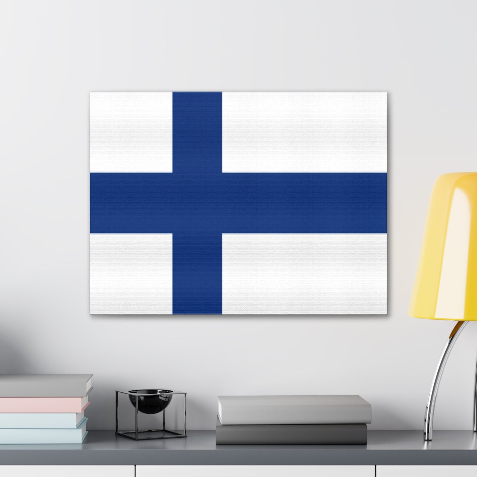 Finland Country Flag Canvas Vibrant Wall Art Unframed Home Decor-Express Your Love Gifts
