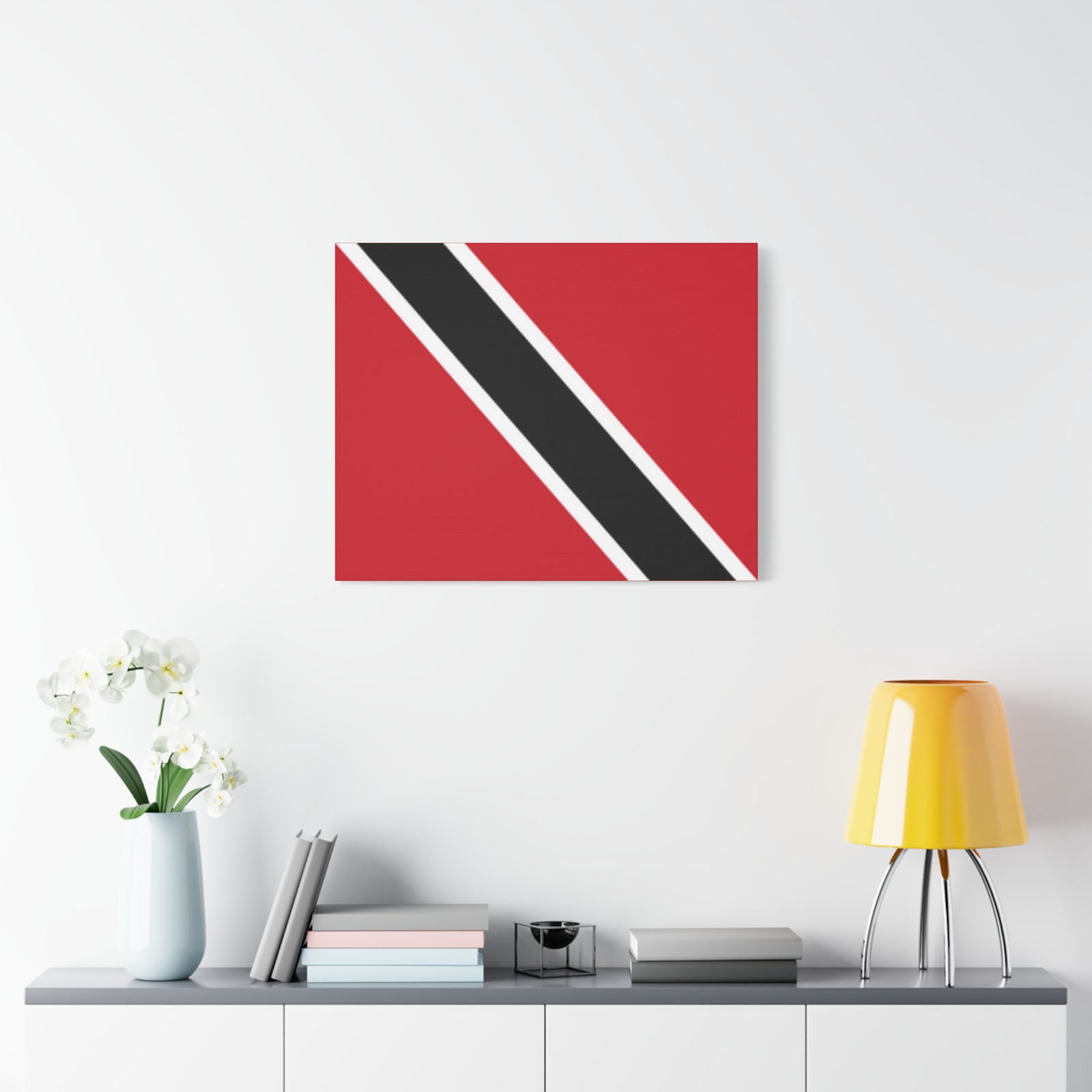 Trinidad and Tobago Country Flag Canvas Vibrant Wall Art Unframed Home Decor-Express Your Love Gifts