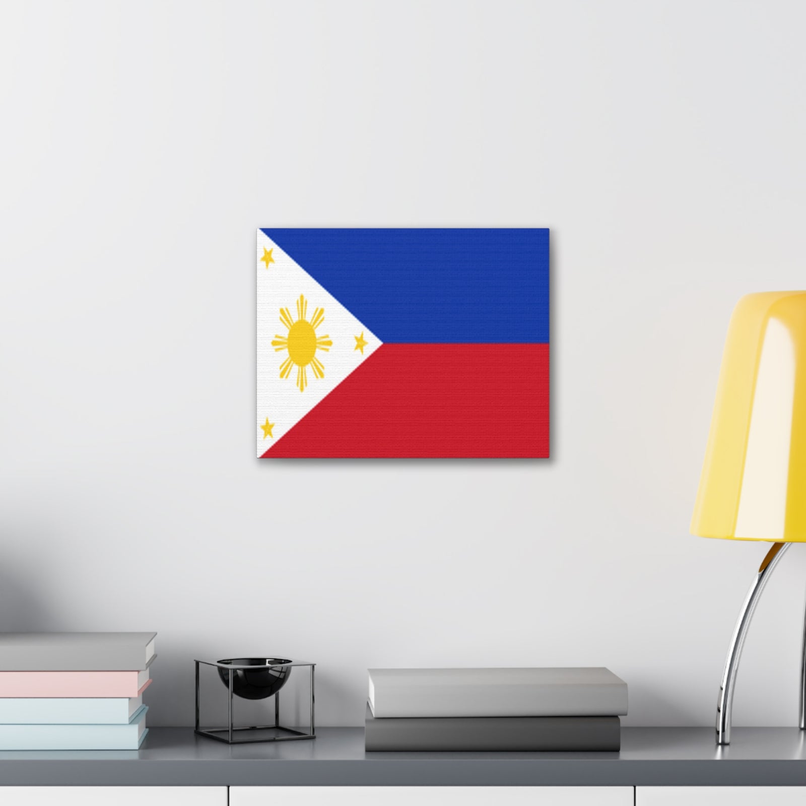 Philippines Country Flag Canvas Vibrant Wall Art Unframed Home Decor-Express Your Love Gifts