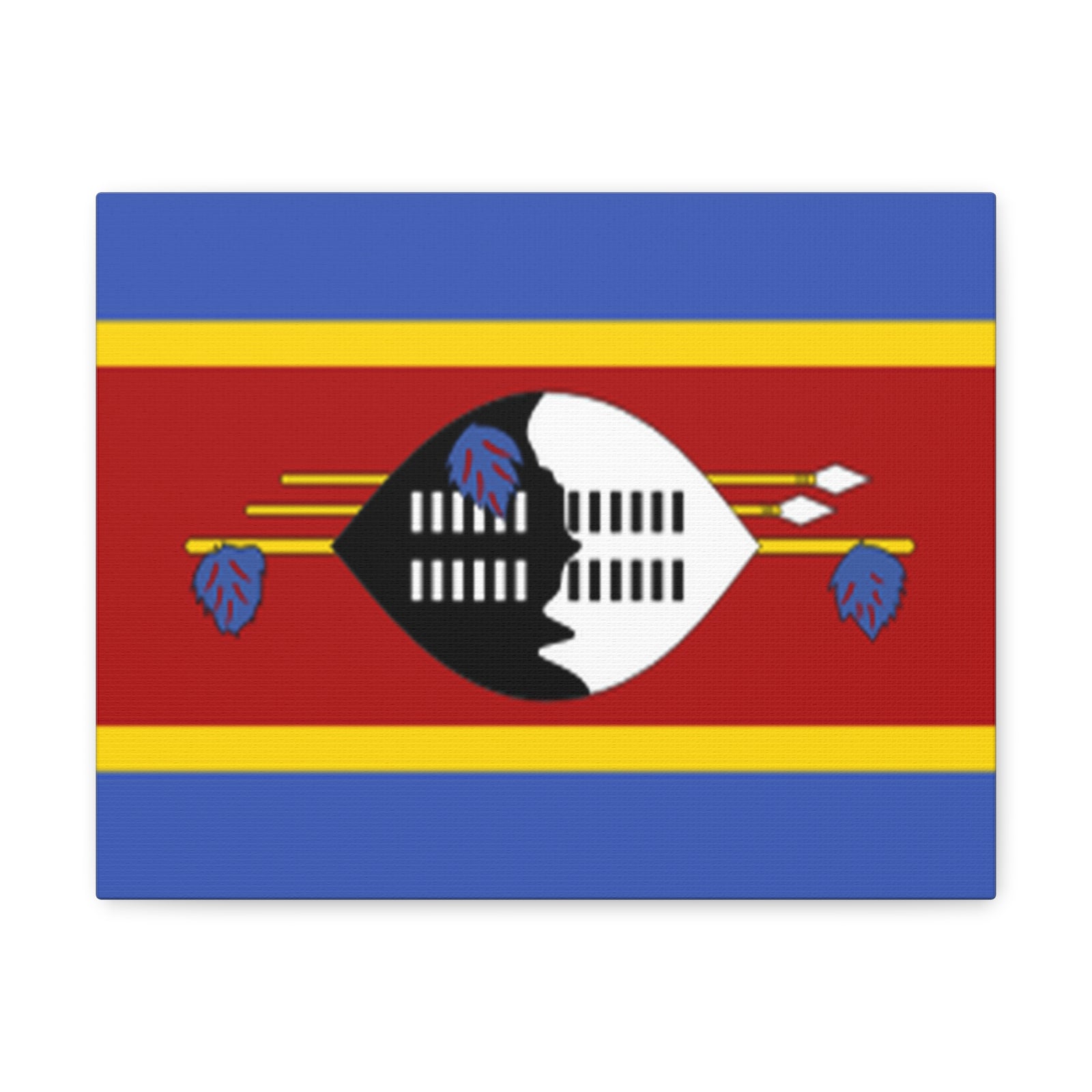 Eswatini Country Flag Canvas Vibrant Wall Art Unframed Home Decor-Express Your Love Gifts