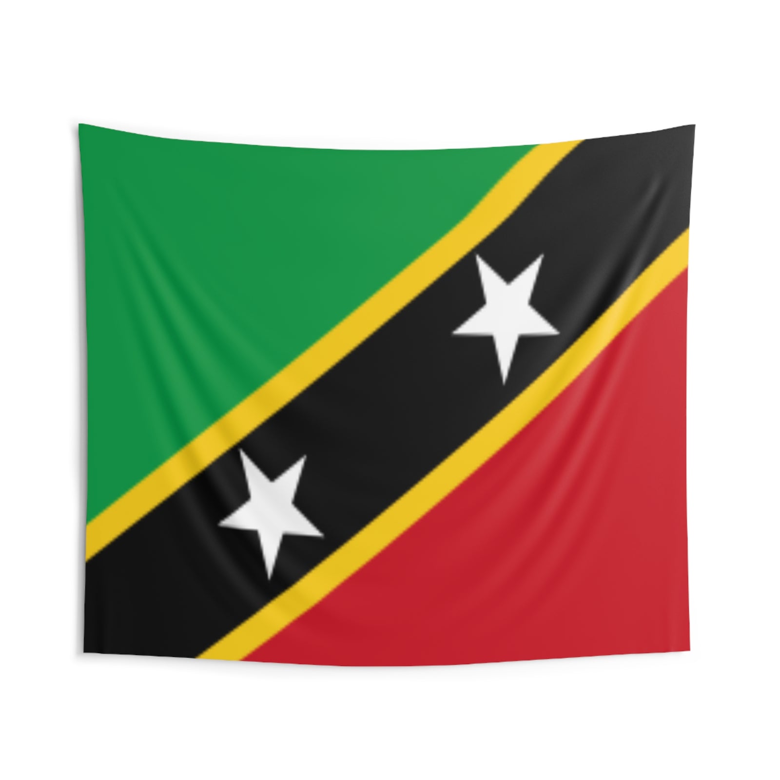 Saint Kitts and Nevis Country Flag Wall Hanging Tapestry-Express Your Love Gifts