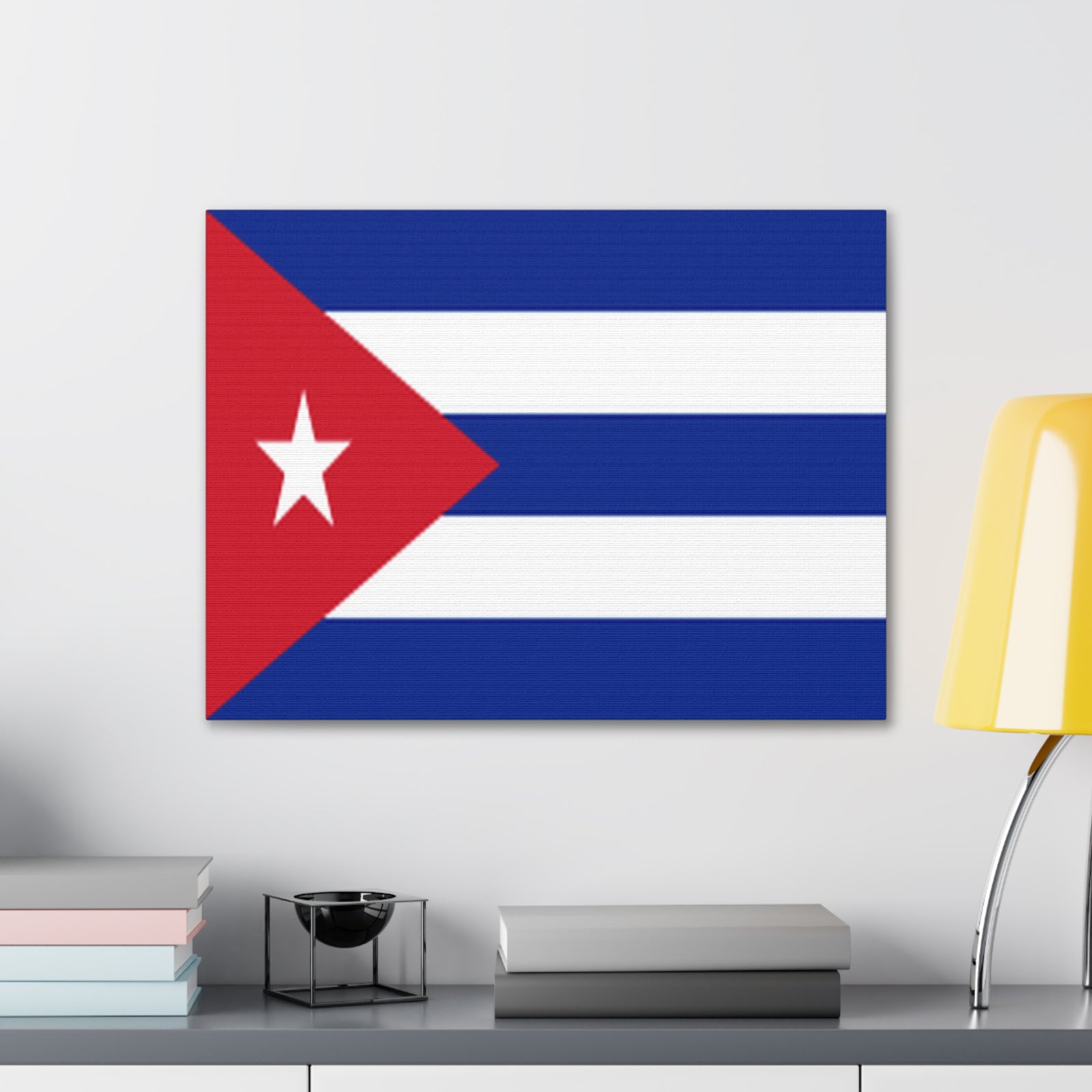 Cuba Country Flag Canvas Vibrant Wall Art Unframed Home Decor-Express Your Love Gifts
