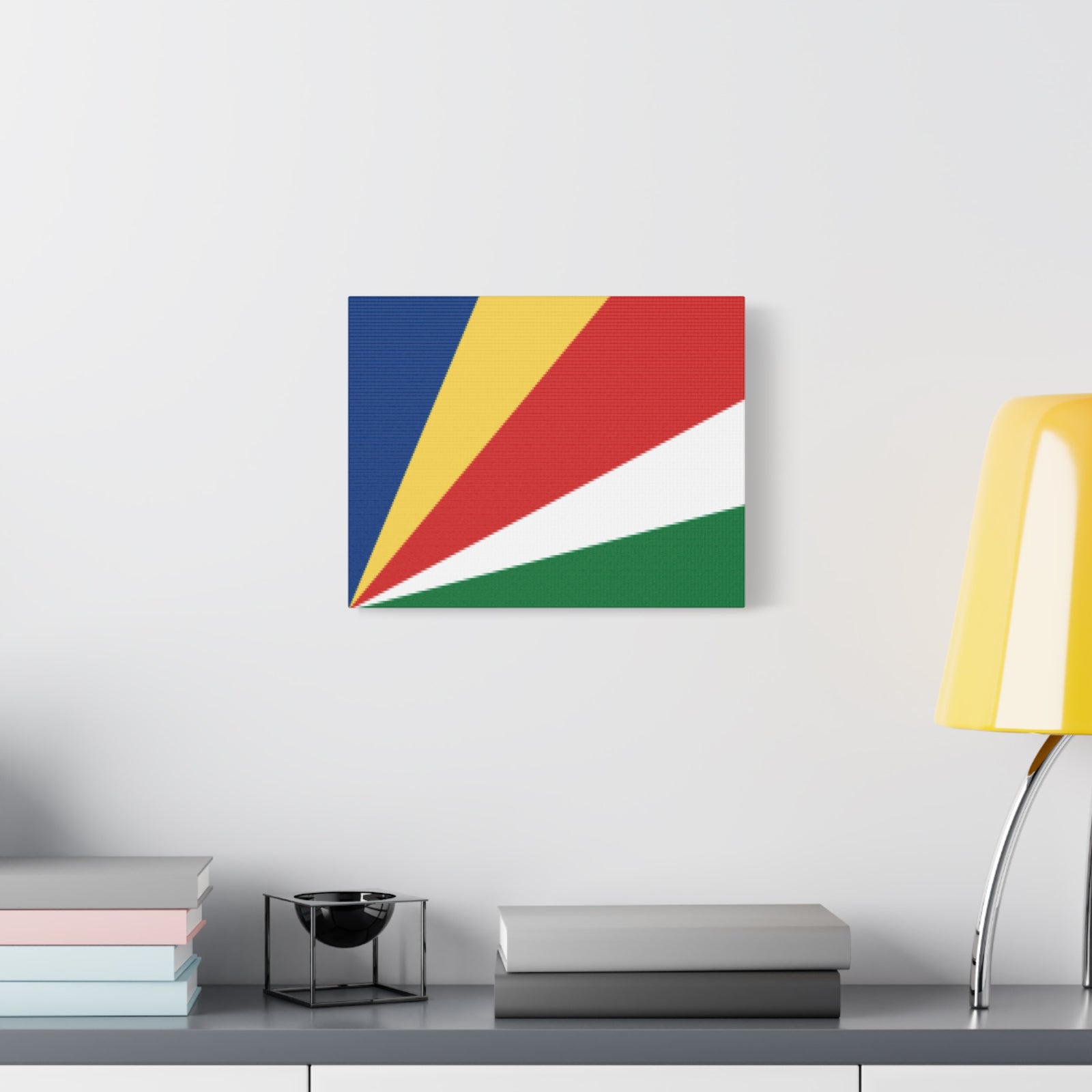 Seychelles Country Flag Canvas Vibrant Wall Art Unframed Home Decor-Express Your Love Gifts