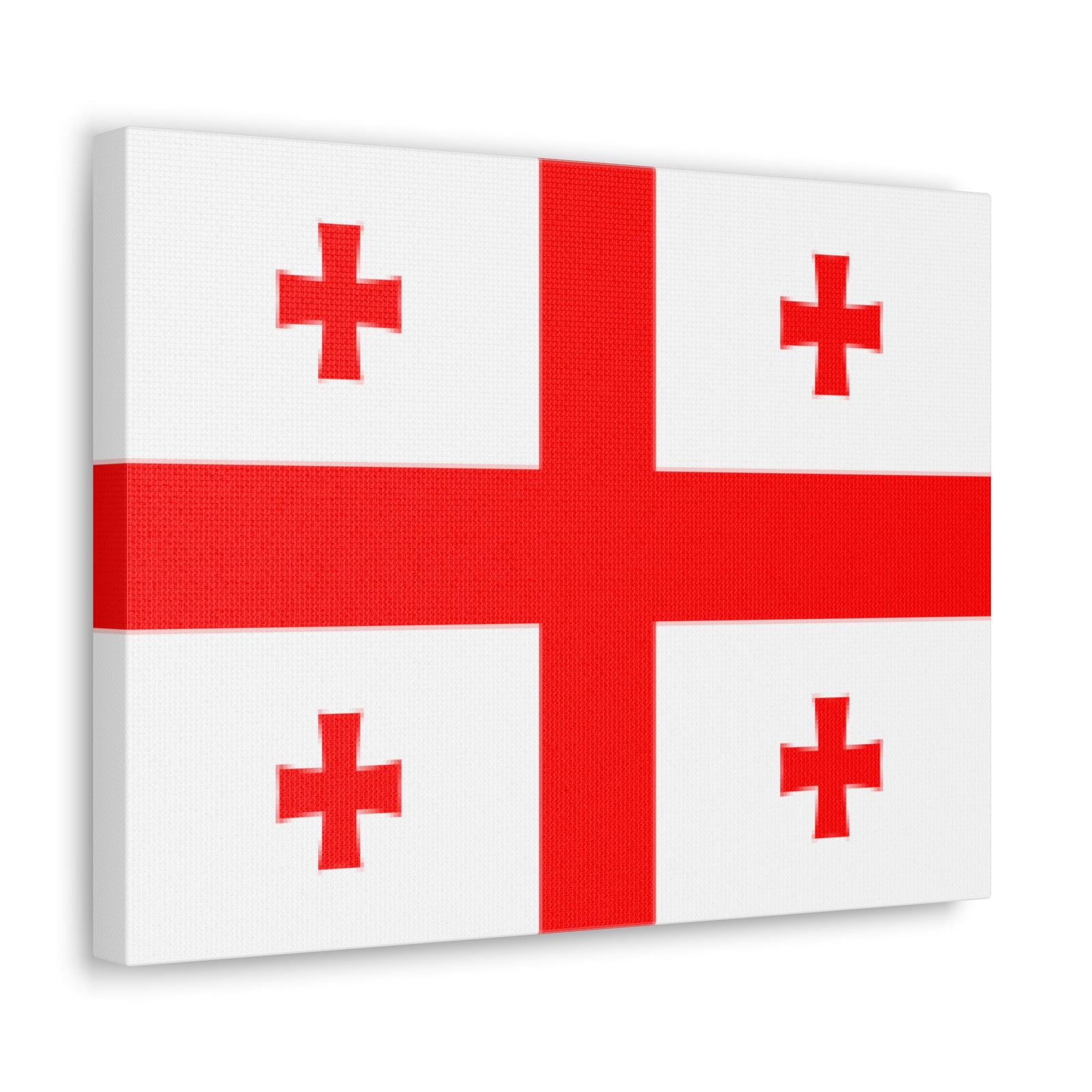 Georgia Country Flag Canvas Vibrant Wall Art Unframed Home Decor-Express Your Love Gifts