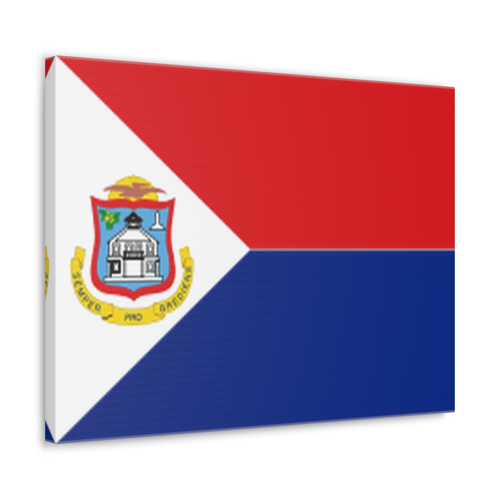Sint Maarten Country Flag Canvas Vibrant Wall Art Unframed Home Decor-Express Your Love Gifts