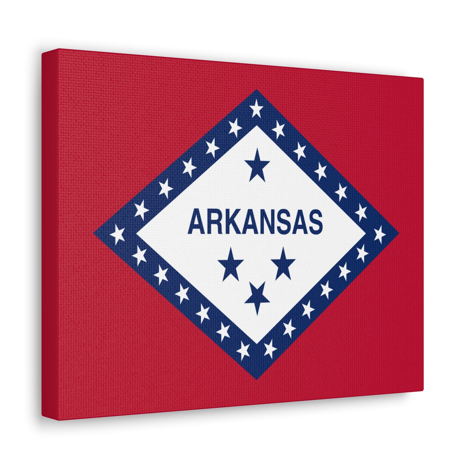Arkansas State Flag Canvas Vibrant Wall Art Unframed Home Decor-Express Your Love Gifts