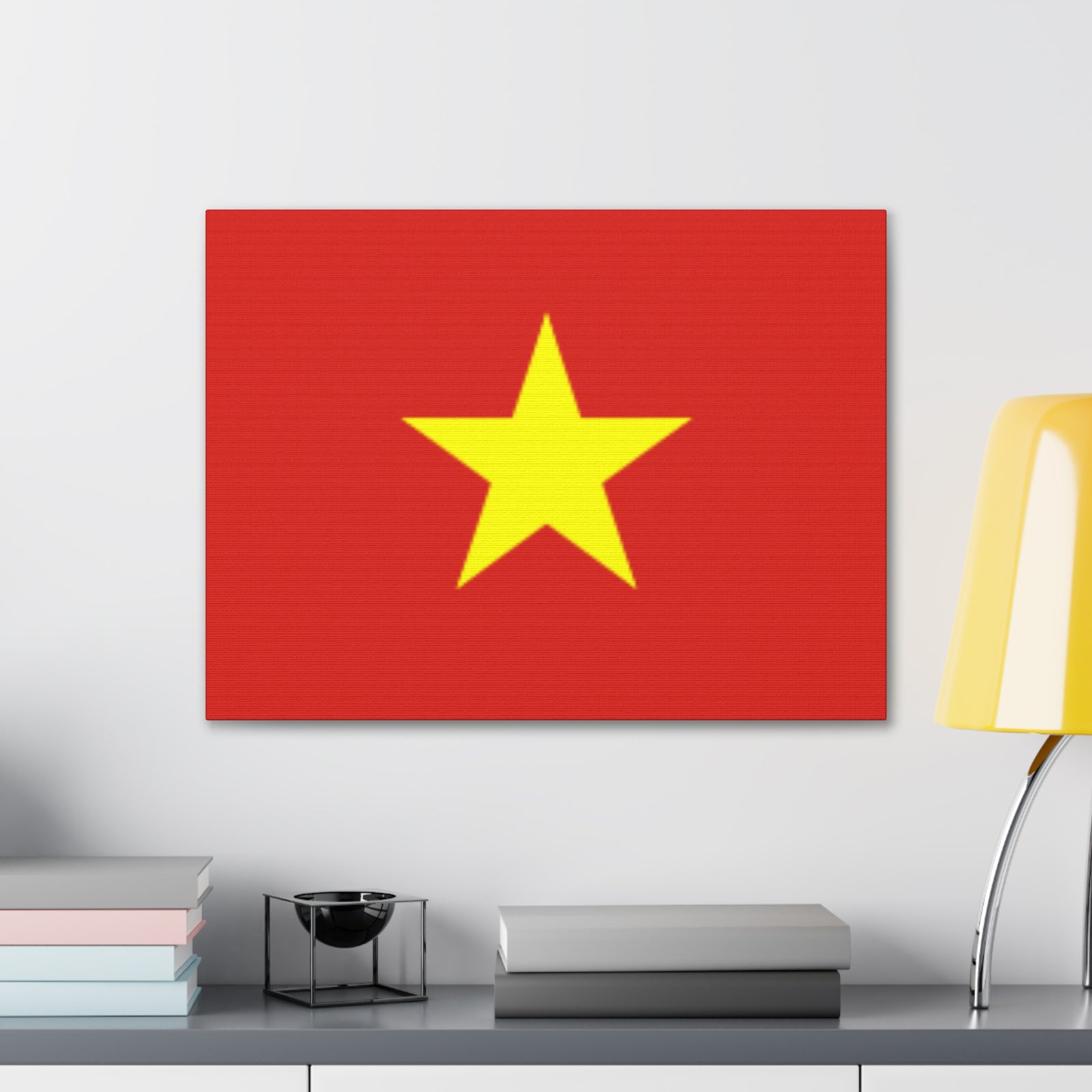 Vietnam Country Flag Canvas Vibrant Wall Art Unframed Home Decor-Express Your Love Gifts