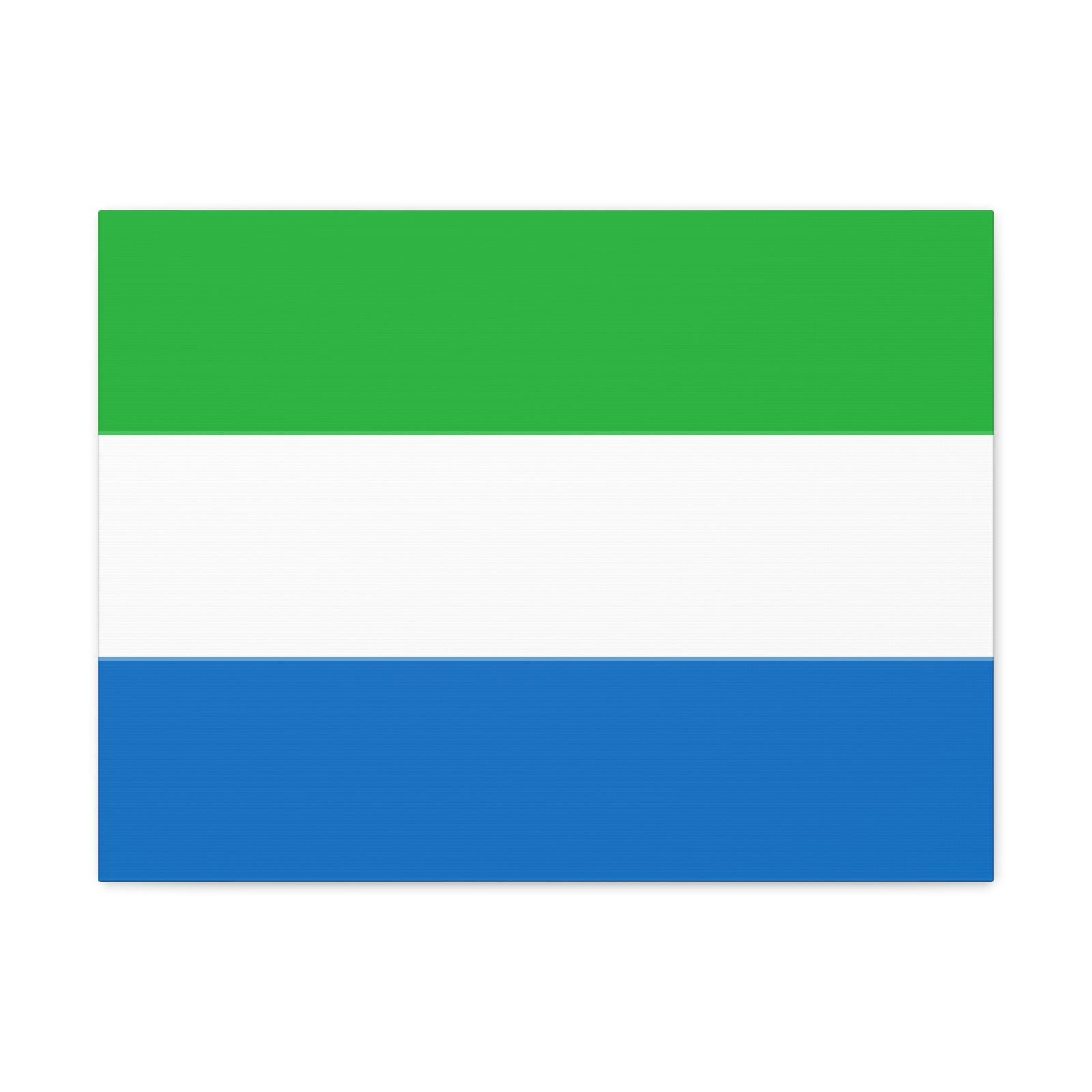 Sierra Leone Country Flag Canvas Vibrant Wall Art Unframed Home Decor-Express Your Love Gifts
