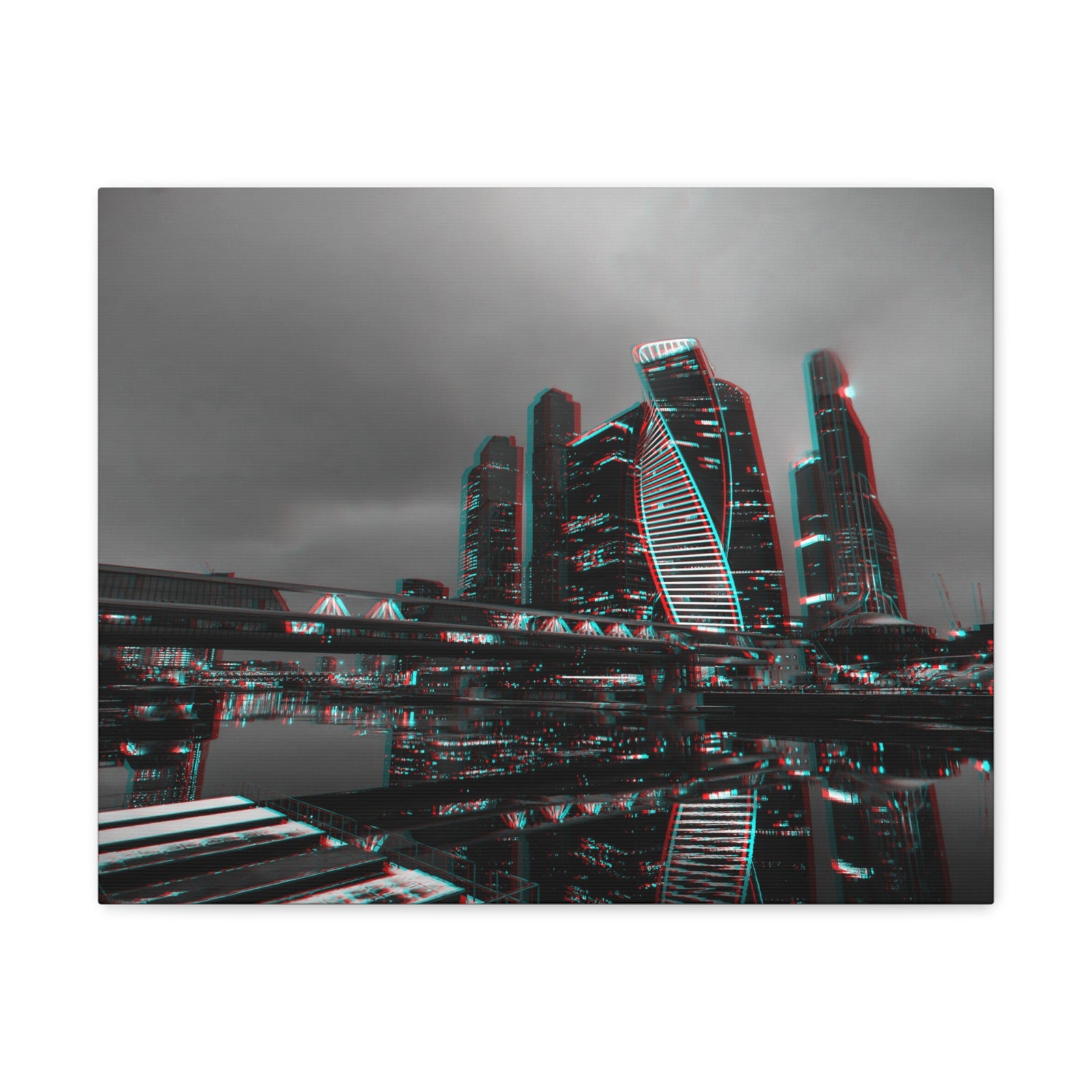 Moscow Black And White Skyline Canvas Artwork High-Quality Breathtaking Stunning Cityscape for Home Decor Ready to Hang-Express Your Love Gifts