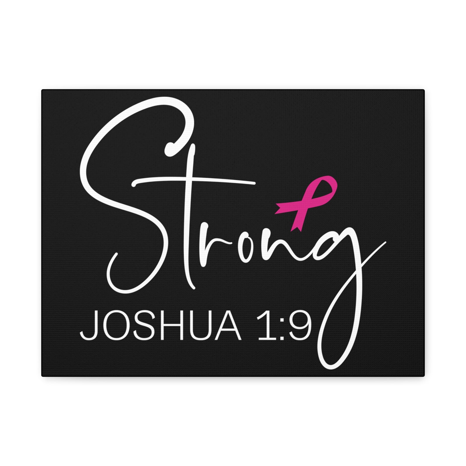 Scripture Walls Joshua 1:9 Strong Bible Verse Canvas Christian Wall Art Ready to Hang Unframed-Express Your Love Gifts