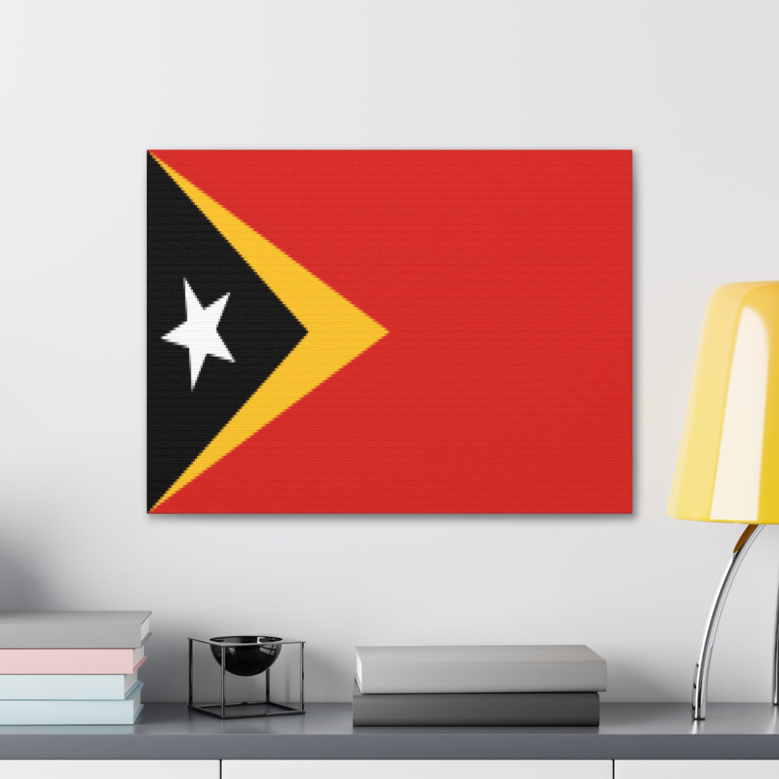 Timor-Leste Country Flag Canvas Vibrant Wall Art Unframed Home Decor-Express Your Love Gifts