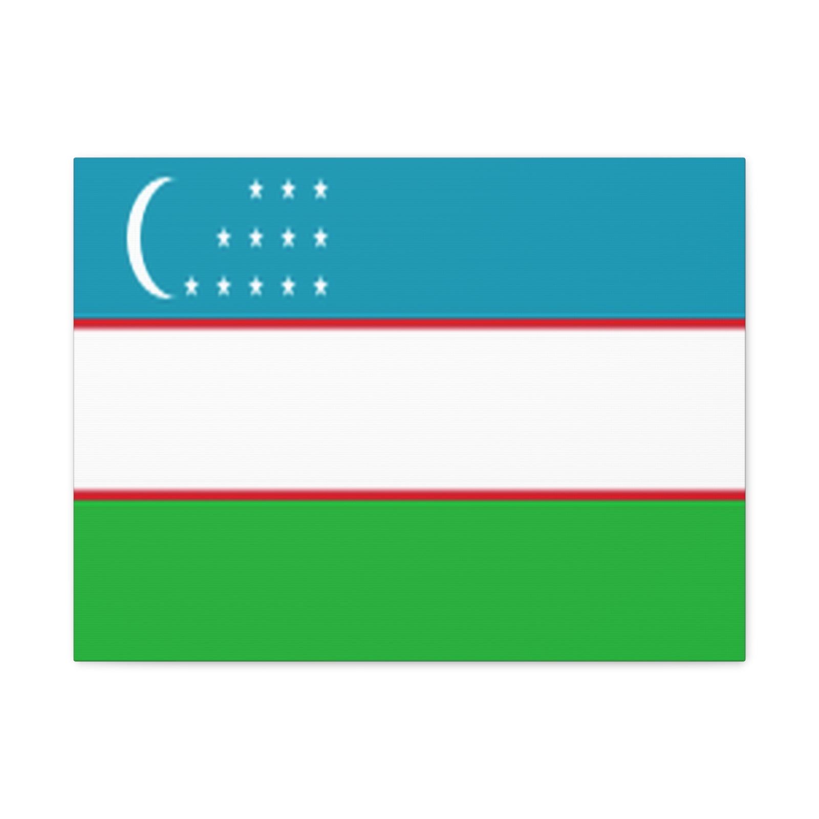 Uzbekistan Country Flag Canvas Vibrant Wall Art Unframed Home Decor-Express Your Love Gifts
