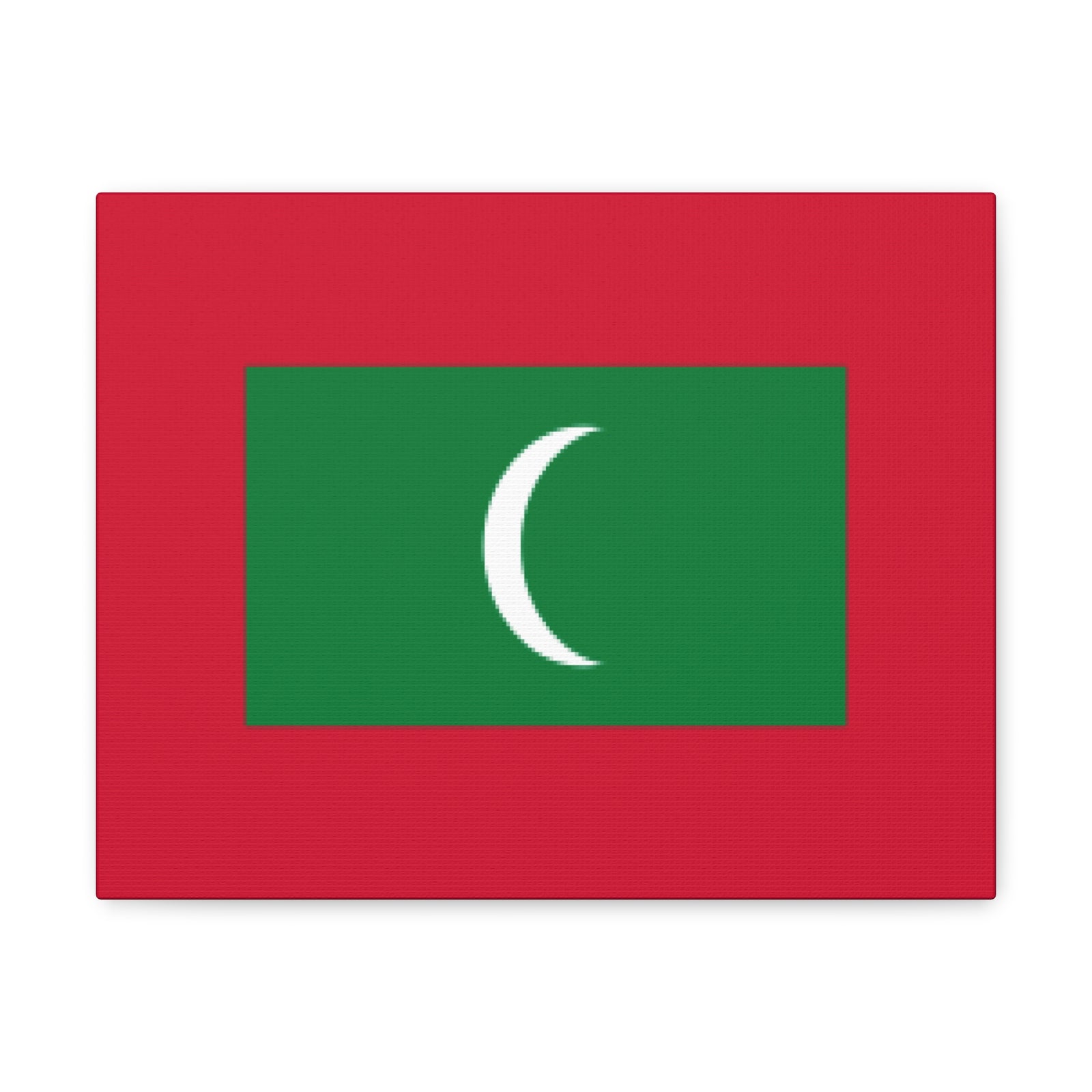 Maldives Country Flag Canvas Vibrant Wall Art Unframed Home Decor-Express Your Love Gifts