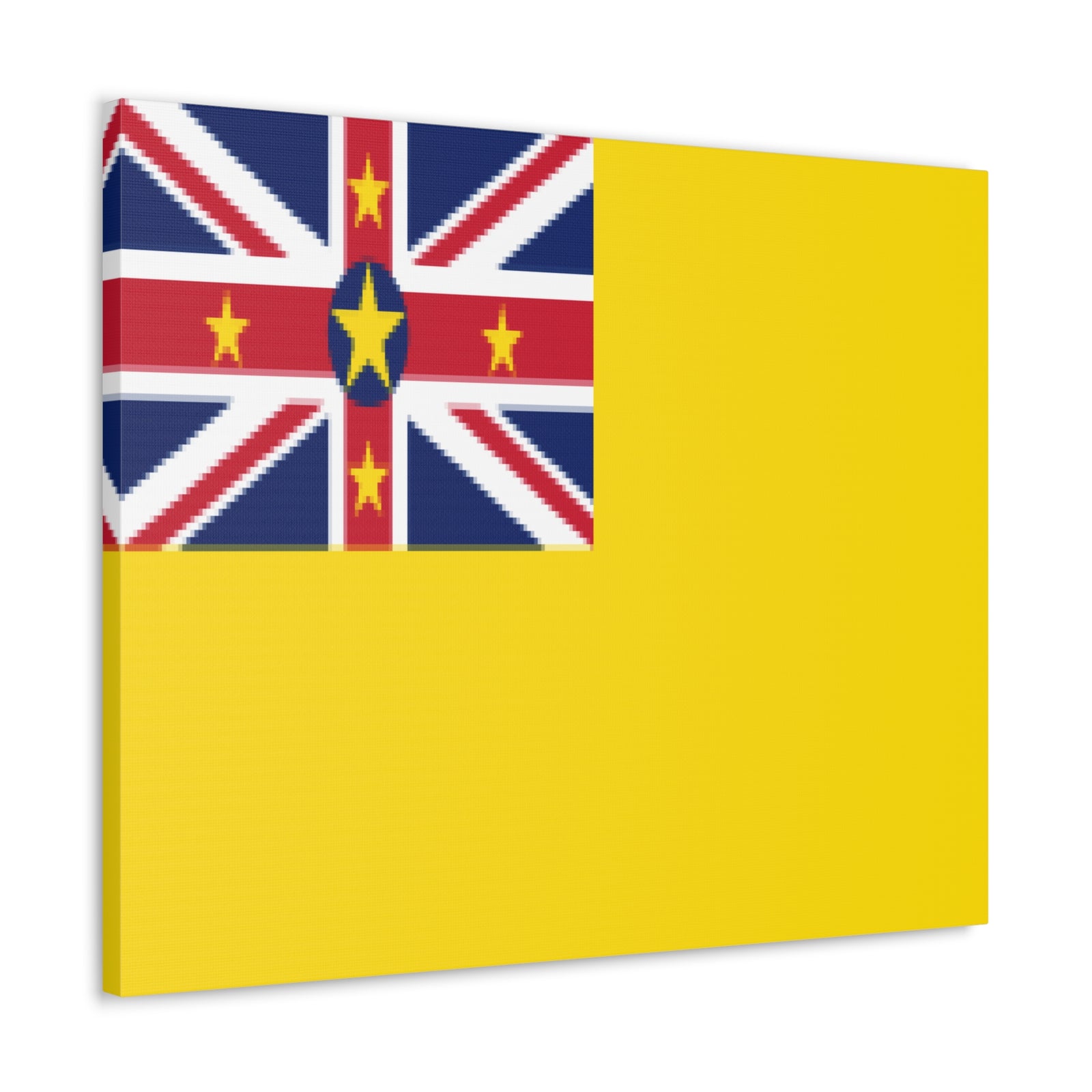Niue Country Flag Canvas Vibrant Wall Art Unframed Home Decor-Express Your Love Gifts