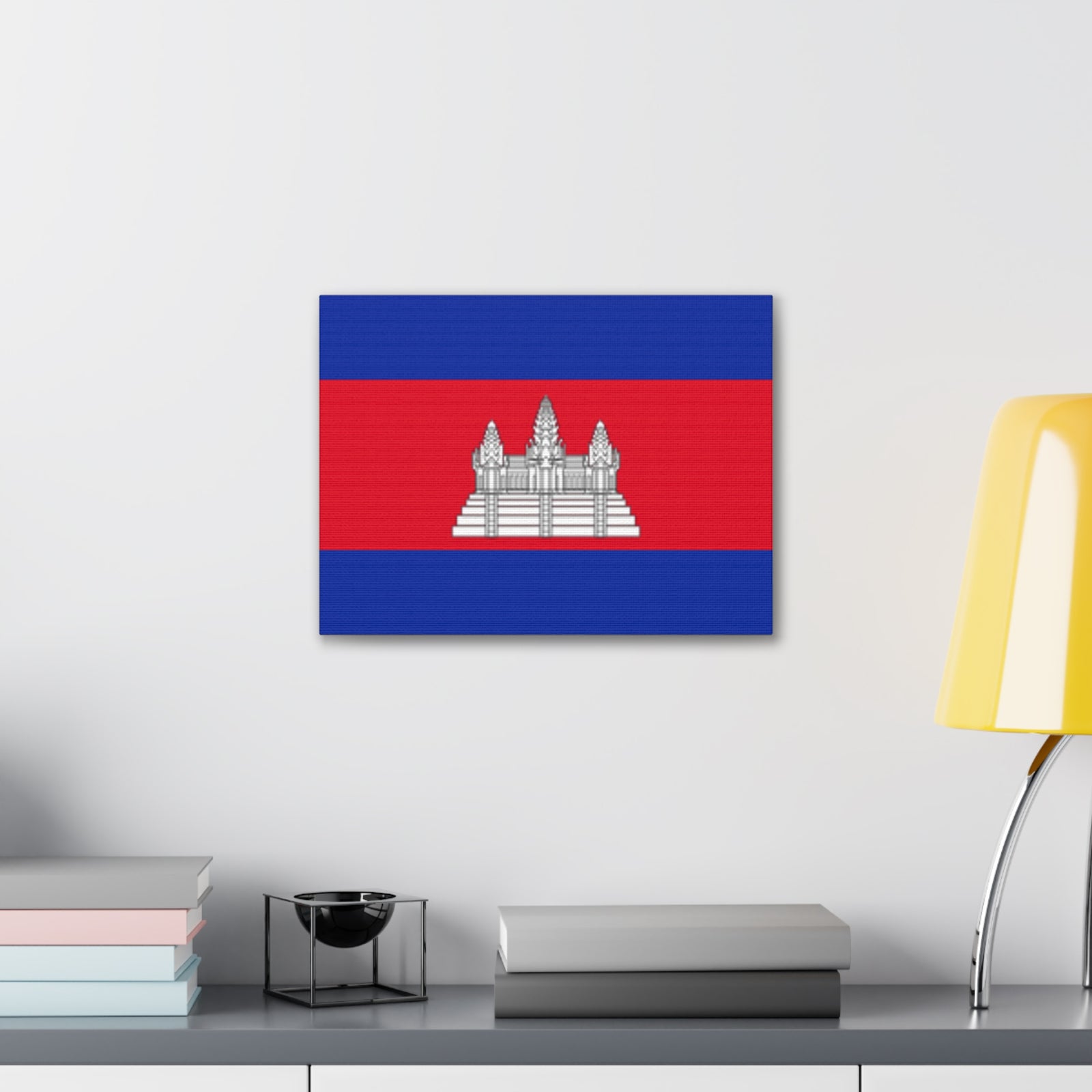Cambodia Country Flag Canvas Vibrant Wall Art Unframed Home Decor-Express Your Love Gifts