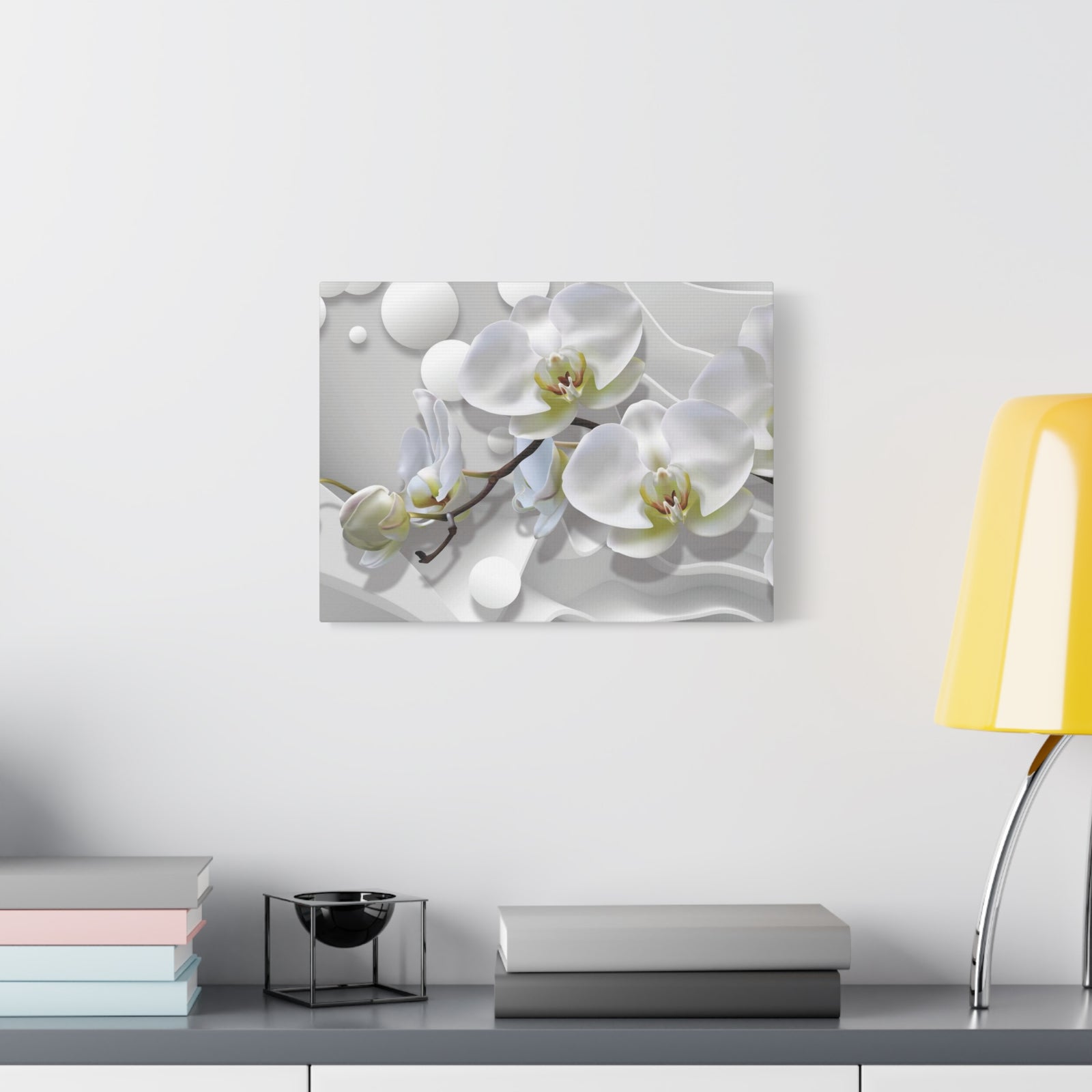Bouquet of Orchids Flower Canvas Wall Art for Home Decor Ready-to-Hang-Express Your Love Gifts