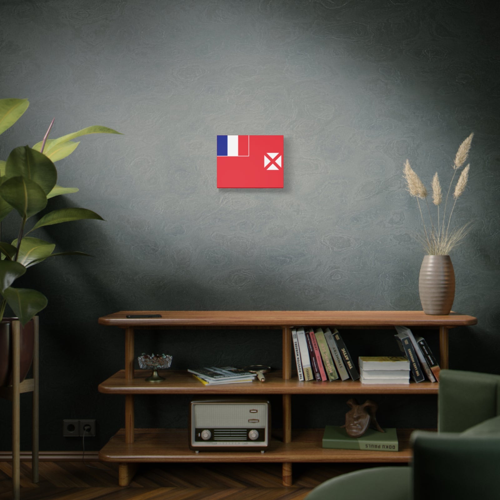 Wallis and Futuna Country Flag Canvas Vibrant Wall Art Unframed Home Decor-Express Your Love Gifts