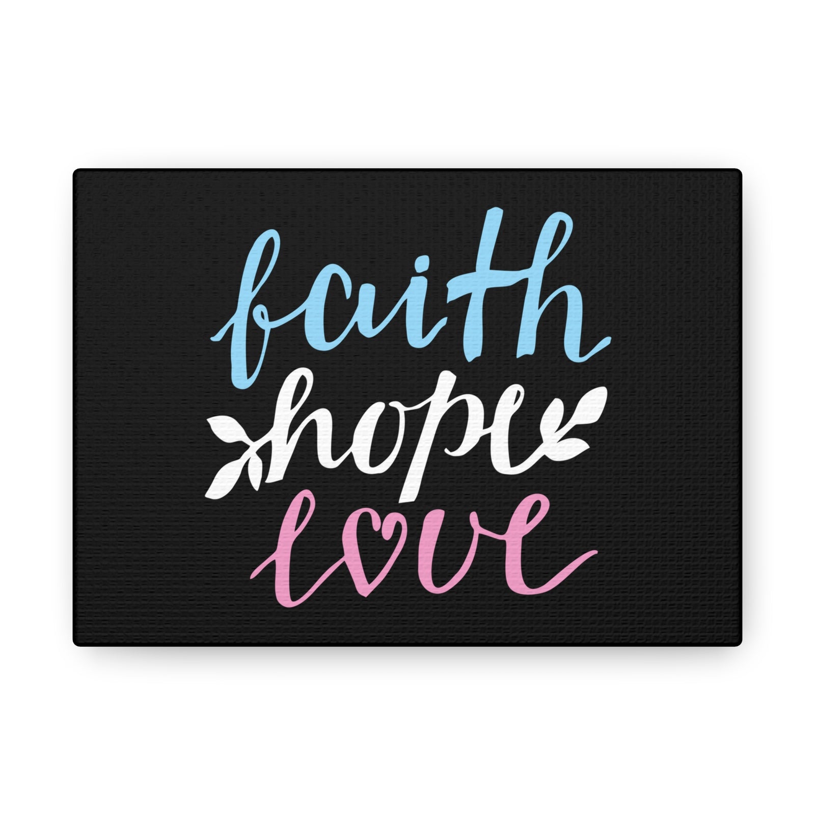 Scripture Walls Faith Hope Love Colors 1 Corinthians 13:13 Christian Wall Art Bible Verse Print Ready To Hang-Express Your Love Gifts