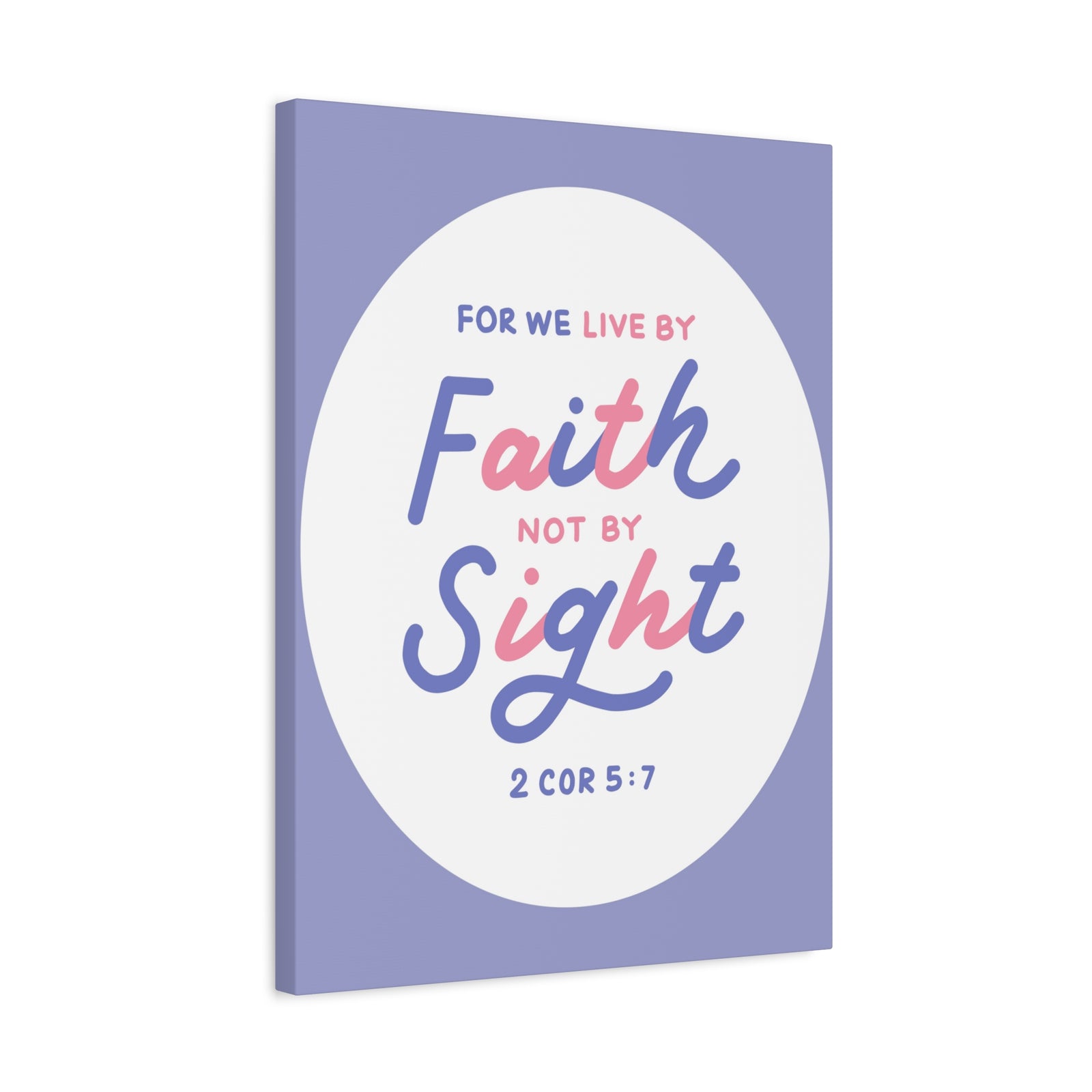 Scripture Walls Faith Not By Sight 2 Corinthians 5:7 Bible Verse Canvas Christian Wall Art Ready To Hang